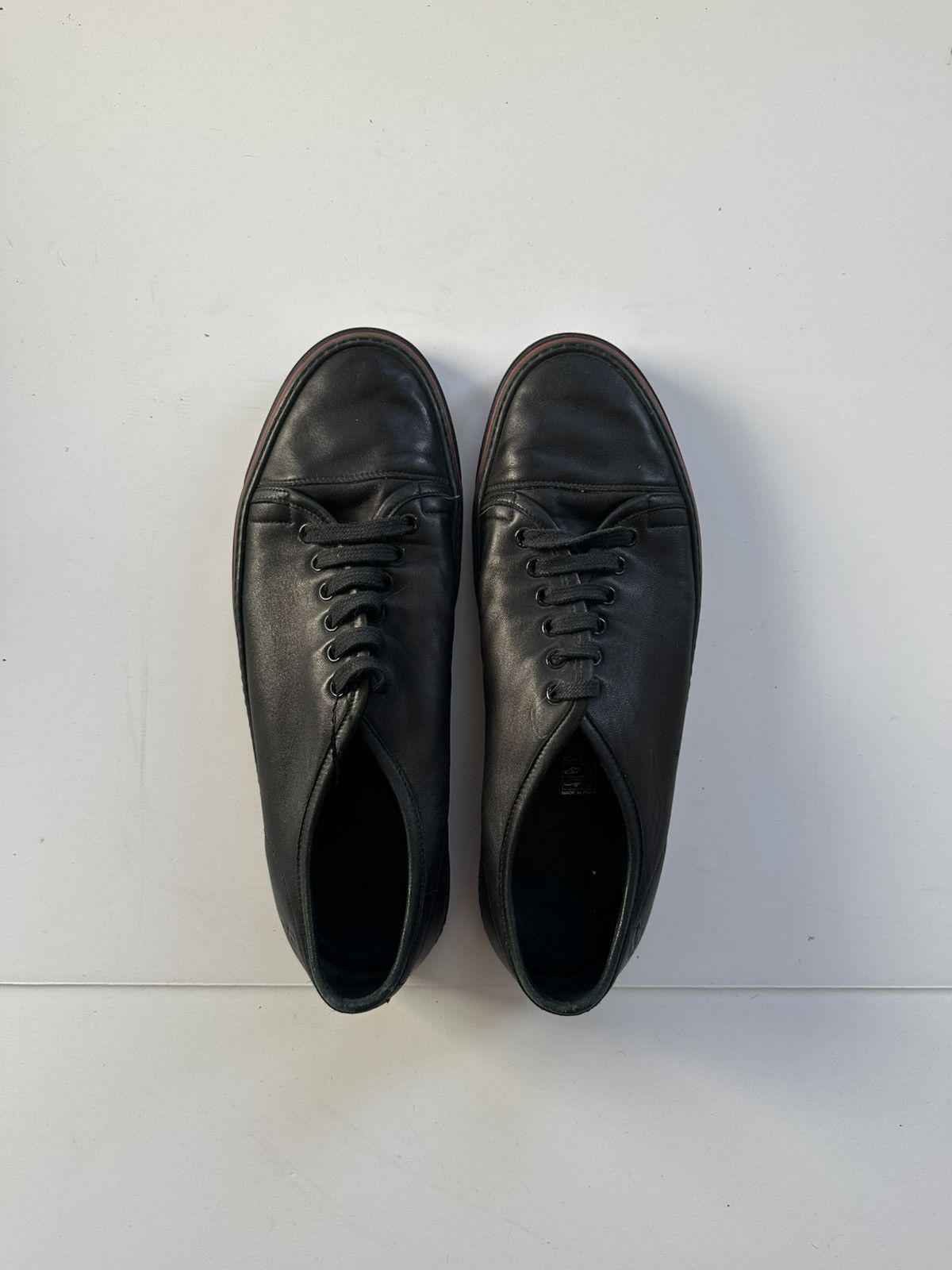 Gucci Low-Top Leather Sneakers Size US 10 / EU 43 - 1 Thumbnail