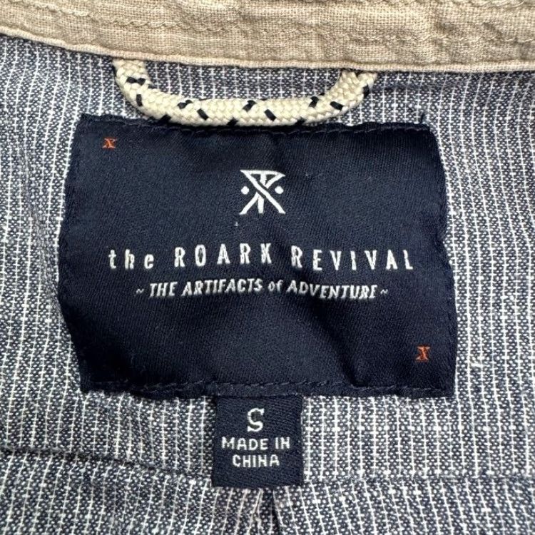 Roark Roark Revival Button-Up Shirt Mens Small Gray Striped Cotton Casual Outdoor Preppy Size US S / EU 44-46 / 1 - 6 Thumbnail