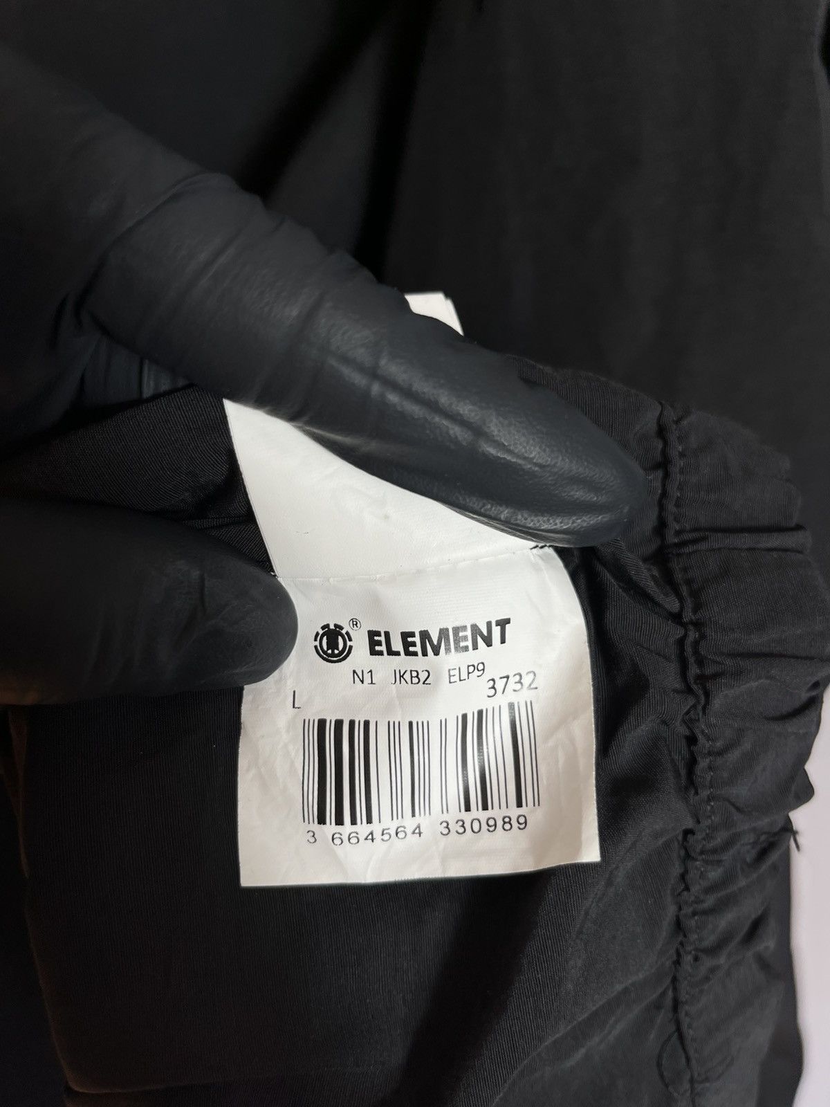 Element ELEMENT × TIMBER! SPILT PAINT MENS JACKET BLACK ZIP Size US L / EU 52-54 / 3 - 12 Thumbnail