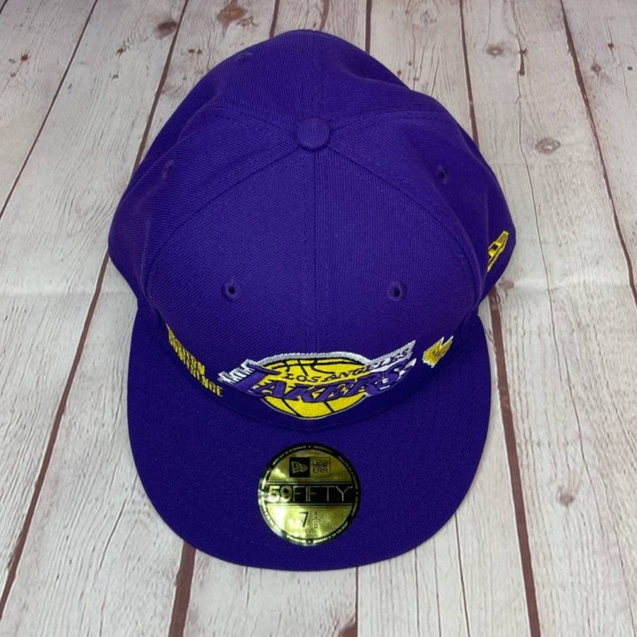 New Era New Era 59Fifty Identity NBA Los Angeles Lakers Fitted Hat Size ONE SIZE - 5 Thumbnail
