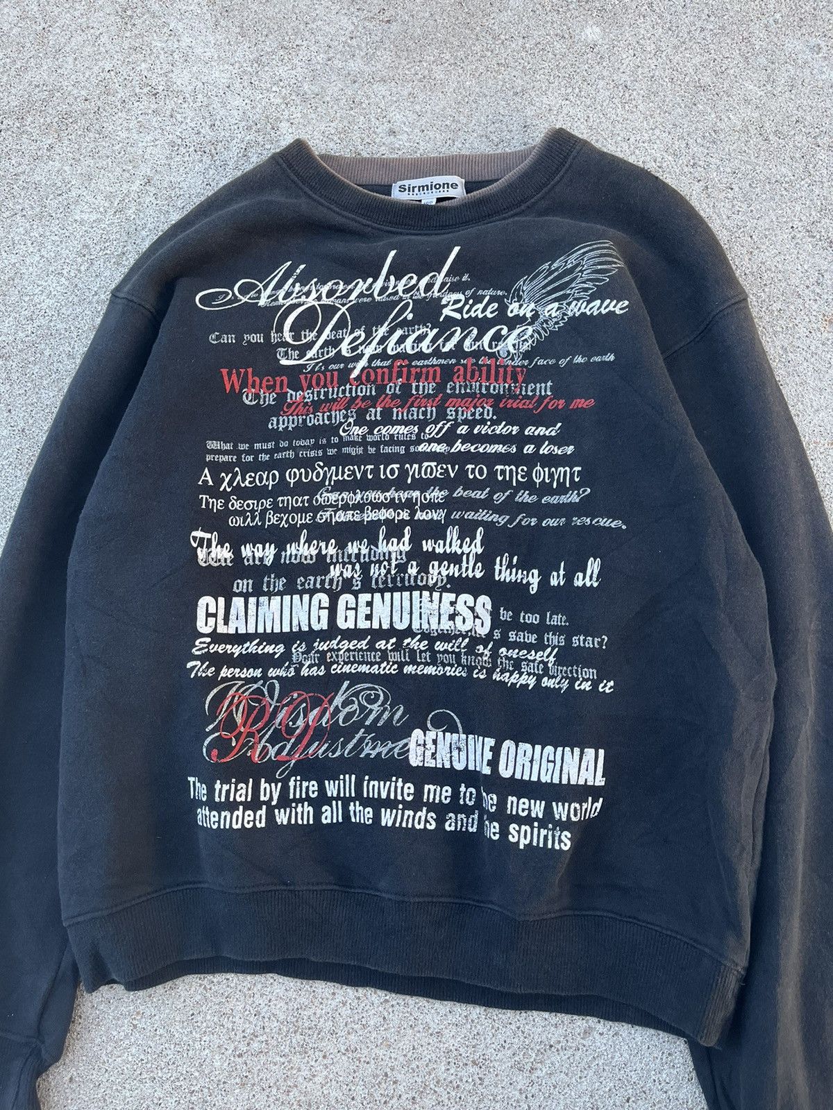 If Six Was Nine Sirmione-Japanese Poem Sweatshirts Seditionaries Punk Style Size US S / EU 44-46 / 1 - 3 Thumbnail
