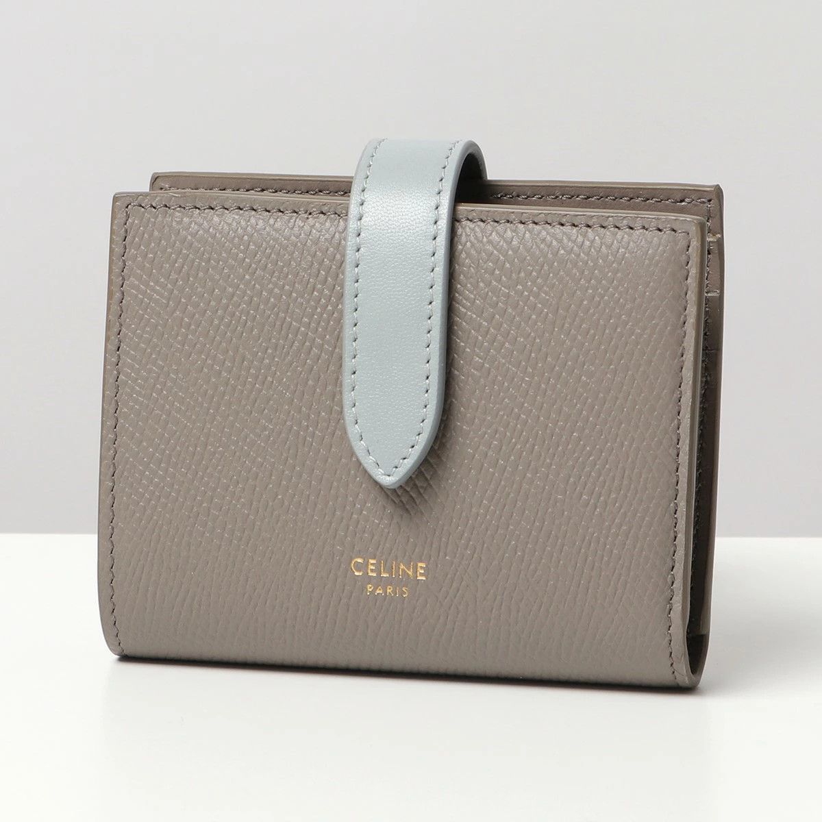 Celine o1w1db10125 10H263BRU Size: OS / Small Strap Wallet in Grey Size ONE SIZE - 1 Thumbnail