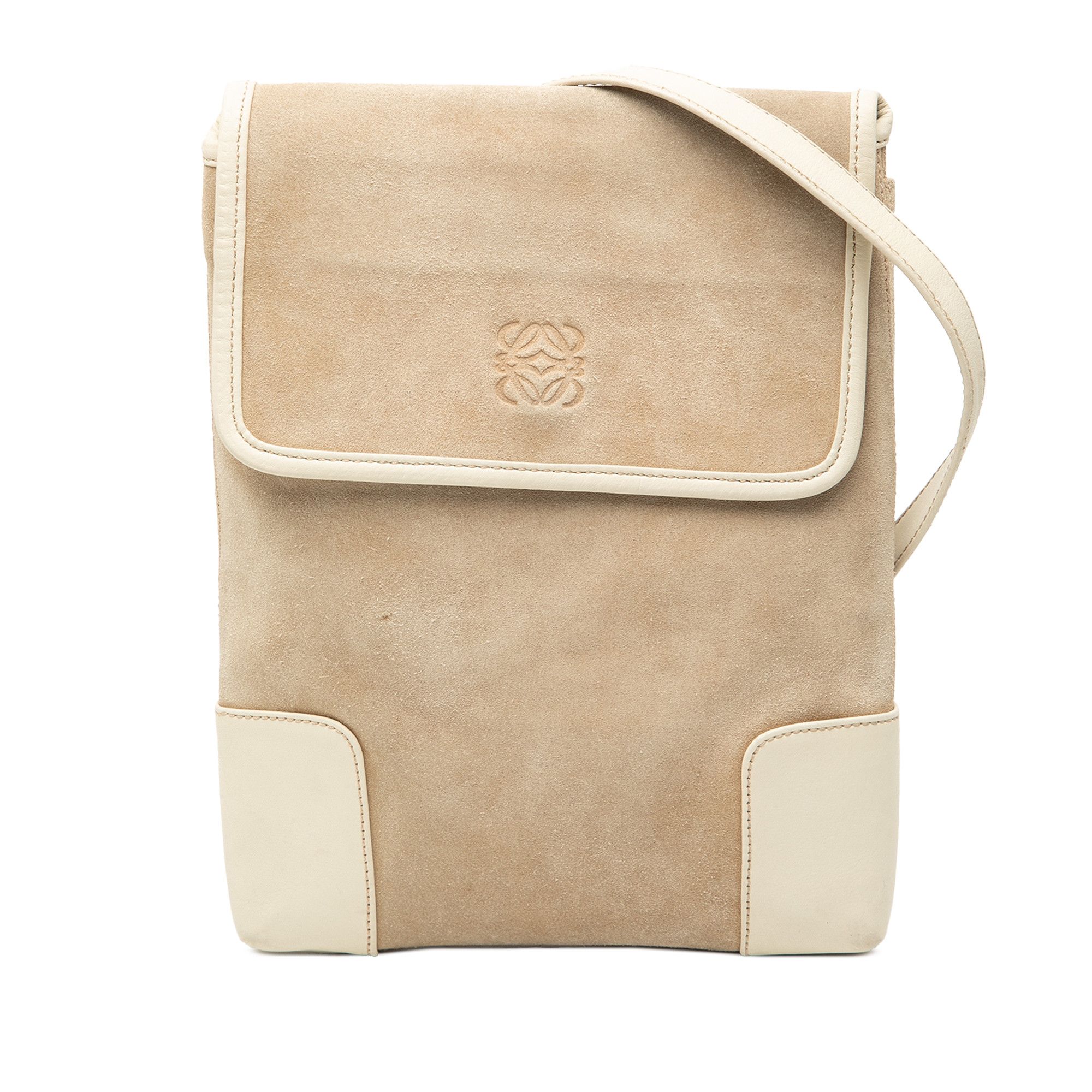 Loewe LOEWE Suede Anagram Crossbody Size ONE SIZE - 1 Thumbnail