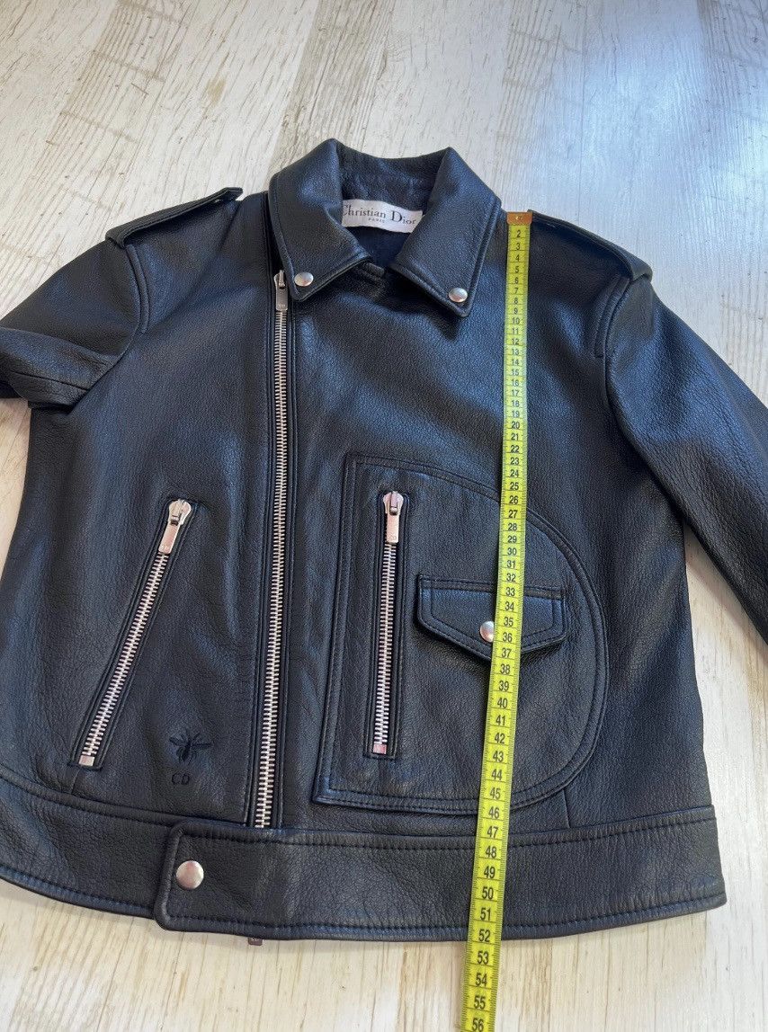 Dior Christian Dior Diorangeles Biker Jacket Goat Leather Moto Size S / US 4 / IT 40 - 18 Thumbnail