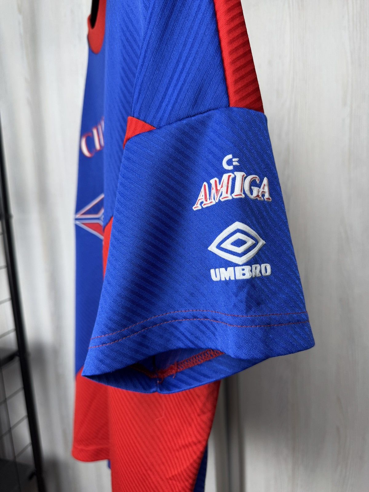 Umbro Chelsea 1993/95 Umbro Amiga Training Football Shirt Jersey L Size US L / EU 52-54 / 3 - 6 Thumbnail