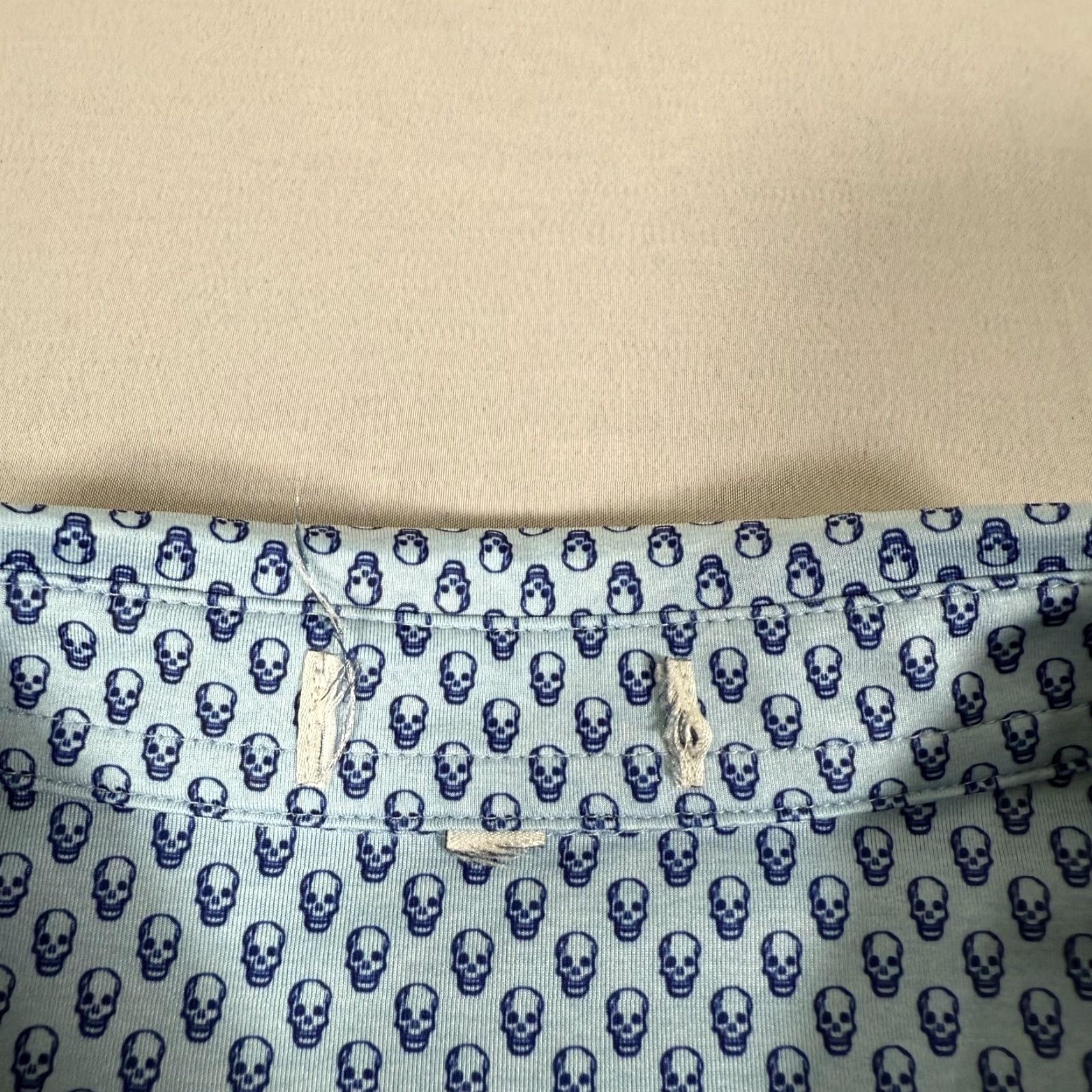 Peter Millar Peter Millar Polo Shirt Men XL Blue Skull Comfort Golf Performance Basic Size US XL / EU 56 / 4 - 6 Thumbnail