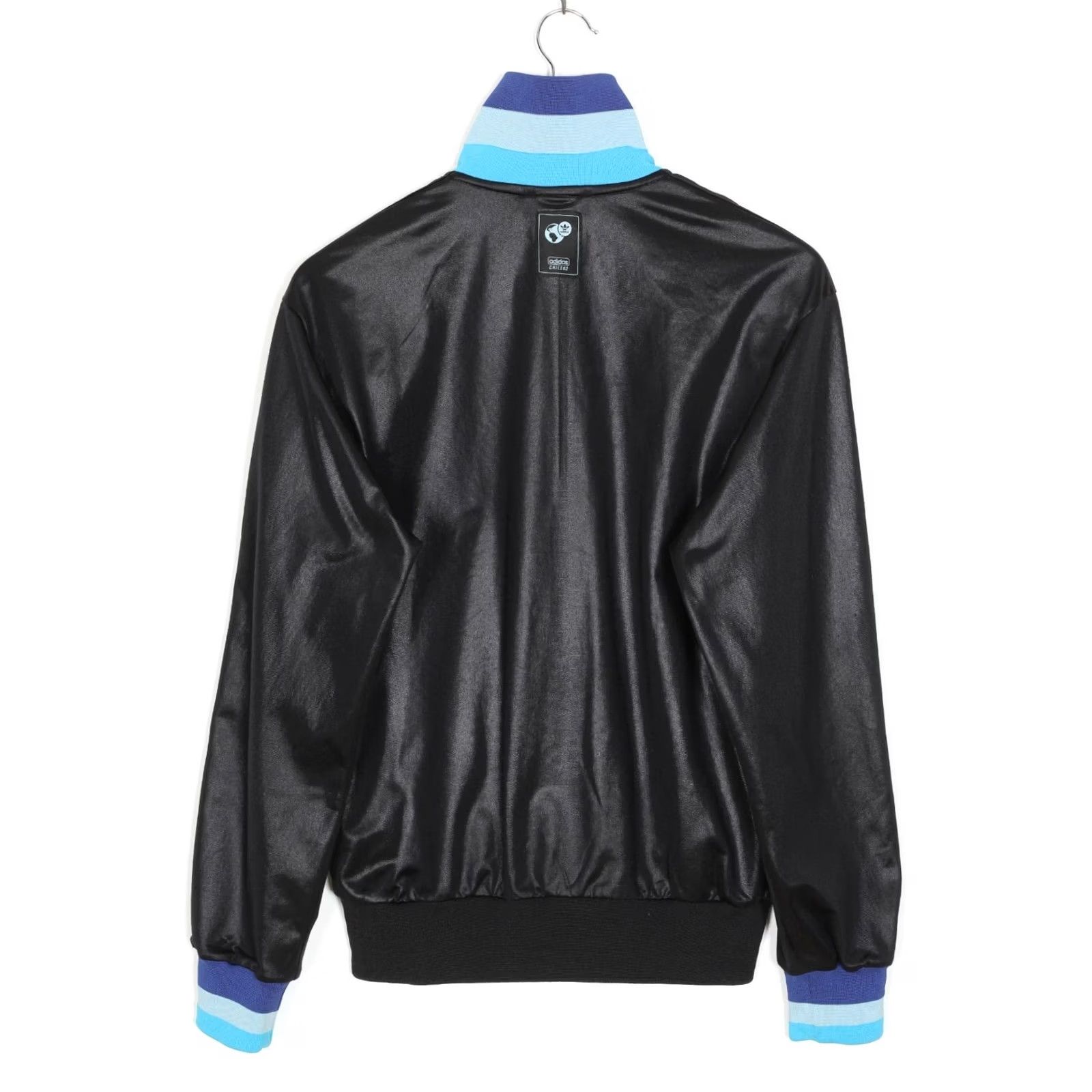 Adidas ADIDAS Track Jacket Men Size S Chile 62 Tracksuit Top VR2675 Black Tracksuit Top Jacket Size S Men Color Black Size 36R - 2 Thumbnail