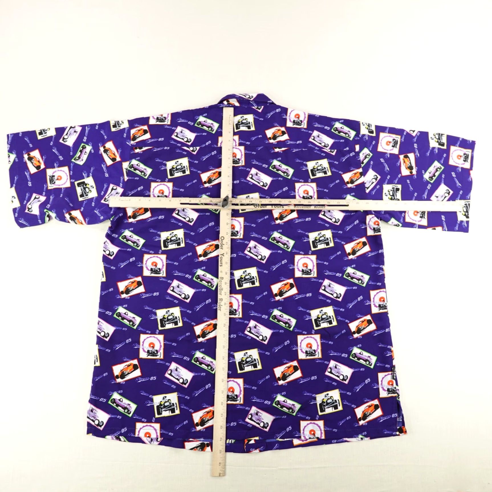 Vintage Vintage Zam Shirt Mens 2XL XXL Blue Classic Antique Car Collection Button Up AOP Size US XXL / EU 58 / 5 - 5 Thumbnail