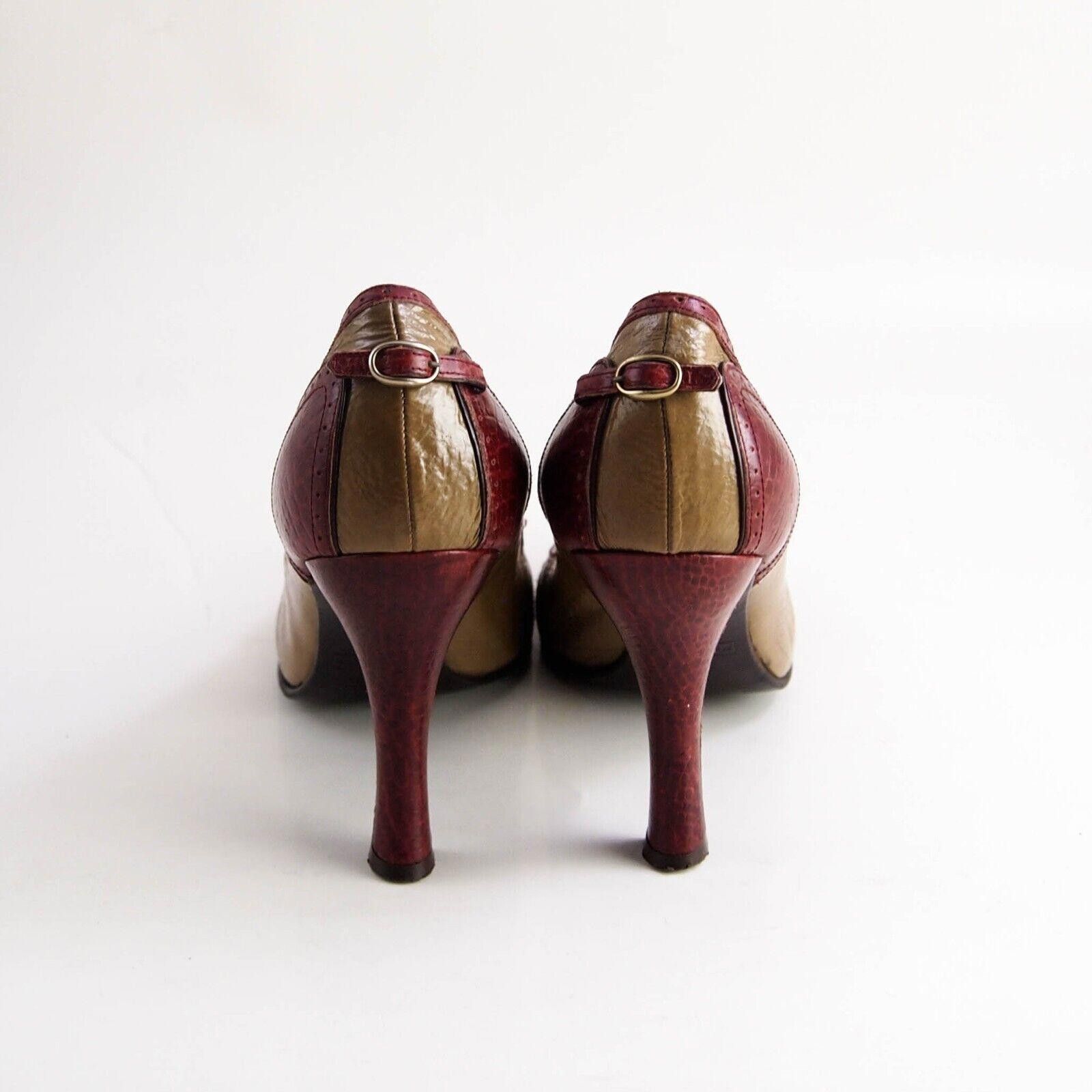 Marc Jacobs Marc Jacobs Heels Brown Burgundy Pat Leather US 8 EU 38 Size US 8 / IT 38 - 6 Thumbnail