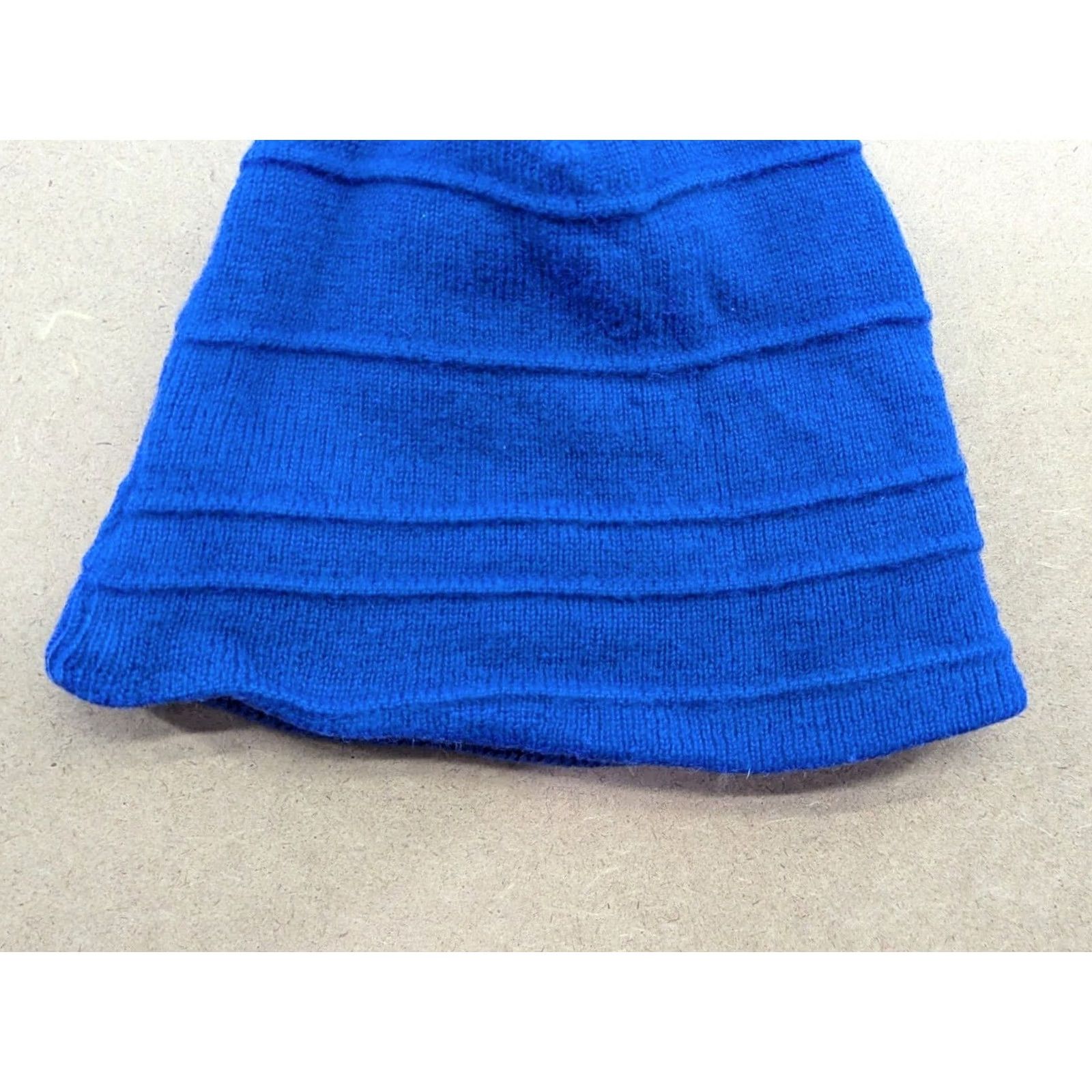 Vintage VINTAGE Chawo Norway Womens Beanie Hat One Size Blue Pure New Wool Knitted Size ONE SIZE - 4 Thumbnail