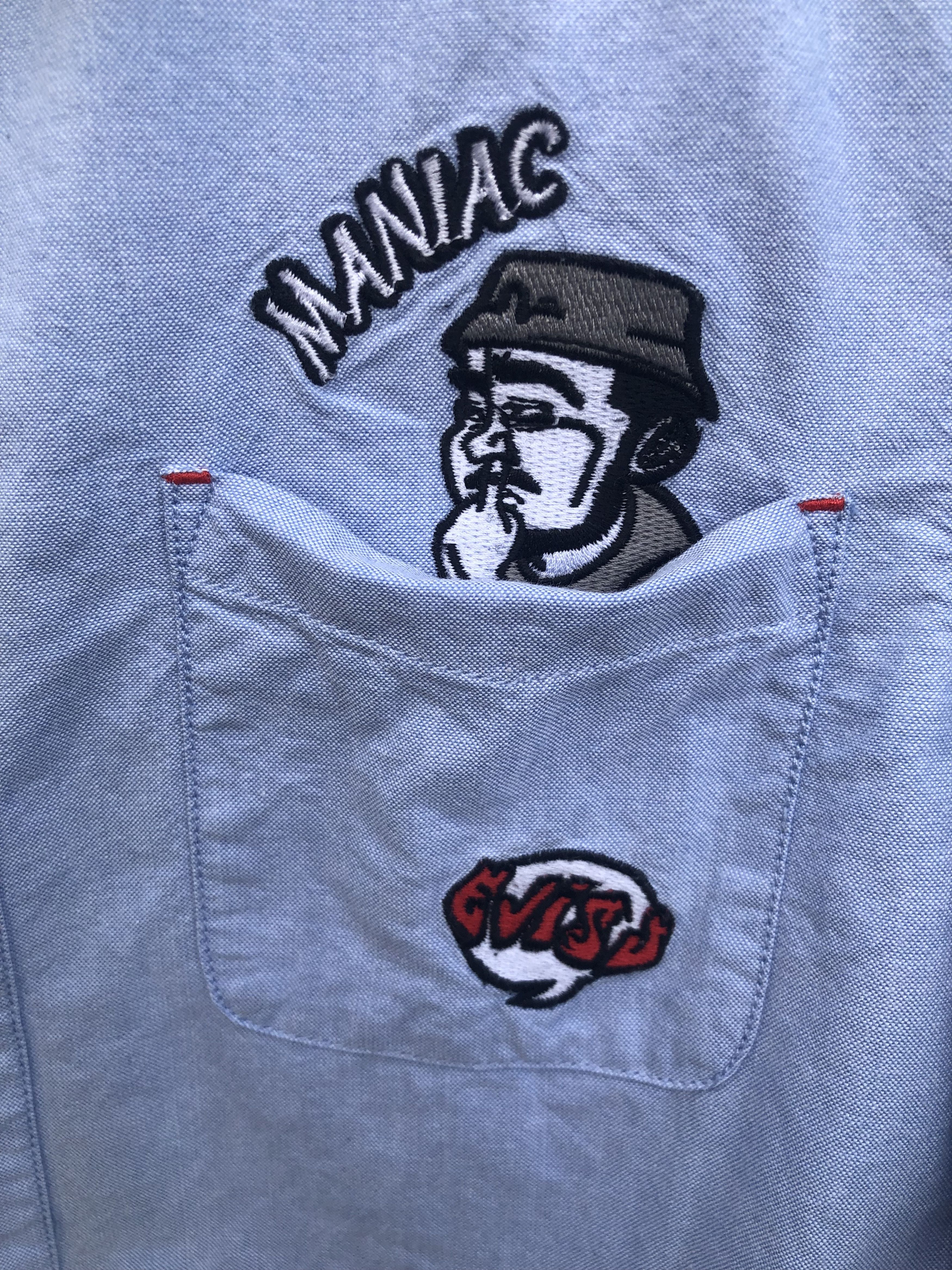 Evisu Evisu Maniac Light Blue Button Shirts Size S / US 4 / IT 40 - 5 Thumbnail