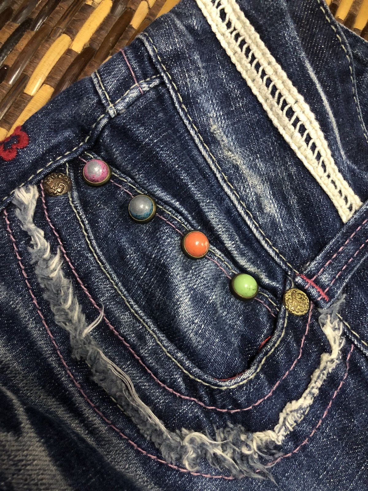 Designer × Hysteric Glamour × Japanese Brand Vintage Red Pepper Jeans Japanese Brand Size 31" - 12 Thumbnail