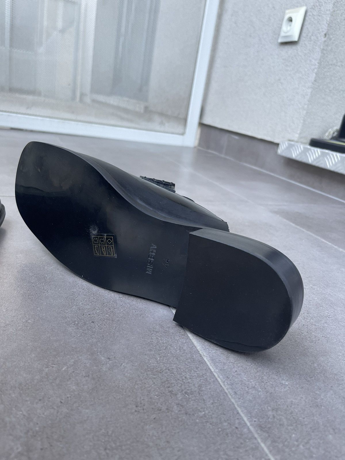 Misbhv !DS! SS23 Misbhv Brutalist Slip On Black Loafers Size US 11 / EU 44 - 18 Thumbnail