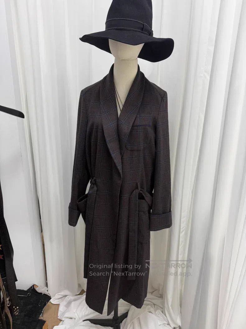 Undercover Undercover Wool plaid bathrobe coat Size US M / EU 48-50 / 2 - 1 Thumbnail