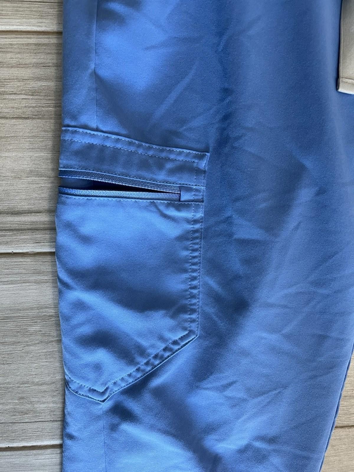 Designer Figs scrub joggers Light Blue Technical Collection small Size ONE SIZE - 3 Thumbnail