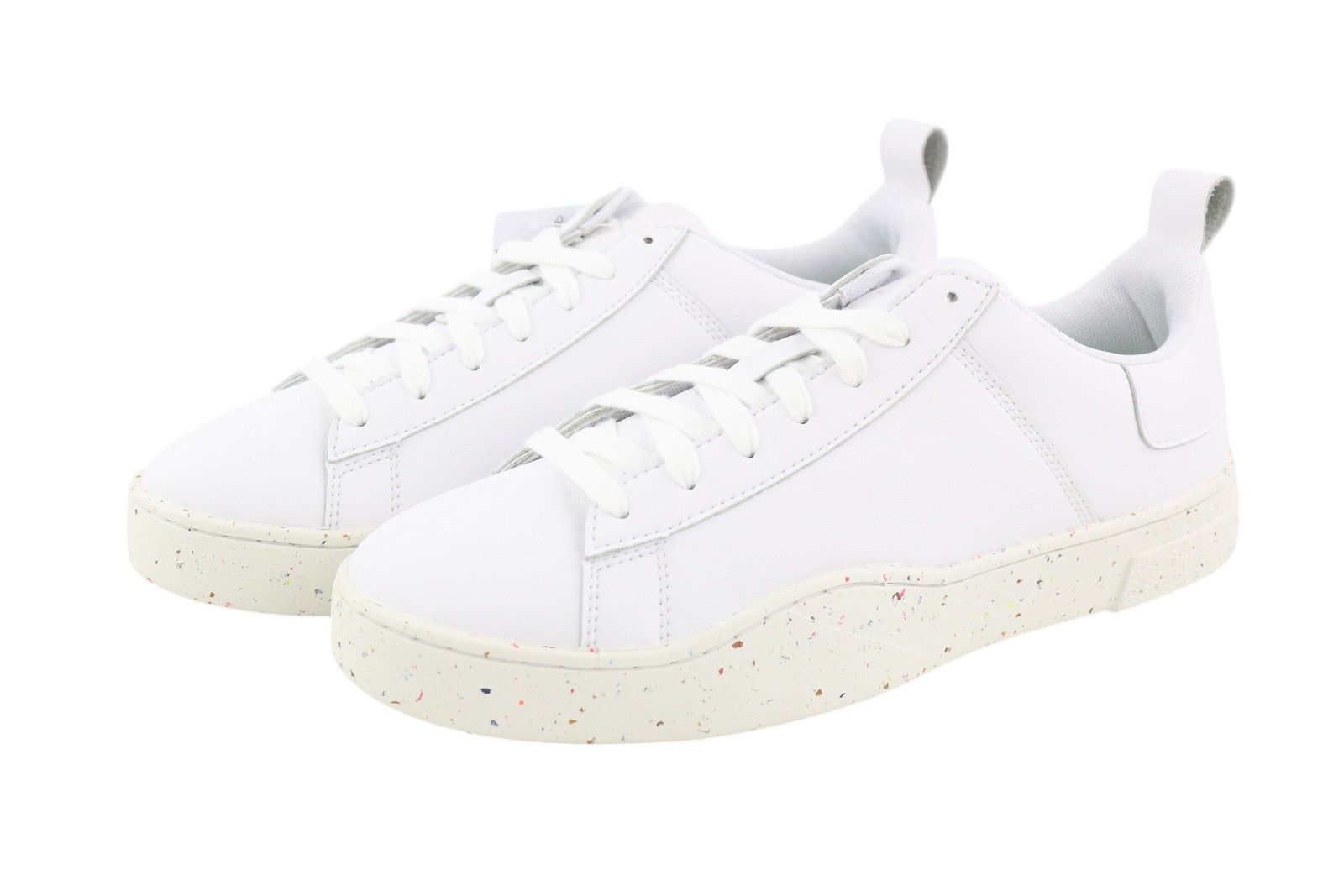 Diesel S-CLEVER LOW LACE EU44.5 White Leather 41519 Size US 11.5 / EU 44-45 - 2 Thumbnail