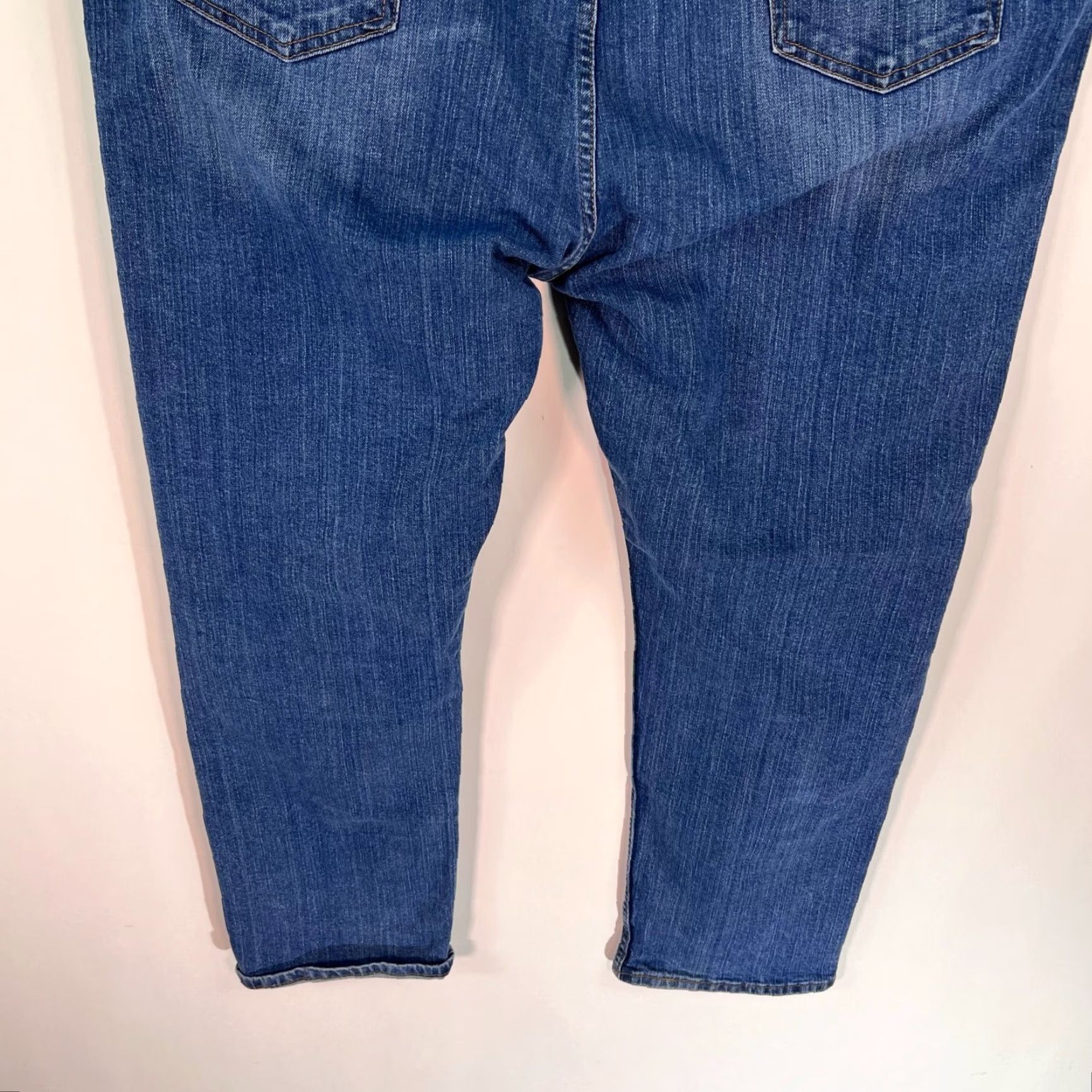 Wrangler Wrangler Jeans Mens 48 Straight Leg High Rise Denim 48X30 Blue 5-Pocket Regular Mens High Rise 48X30 Size US 32 / EU 48 - 7 Thumbnail