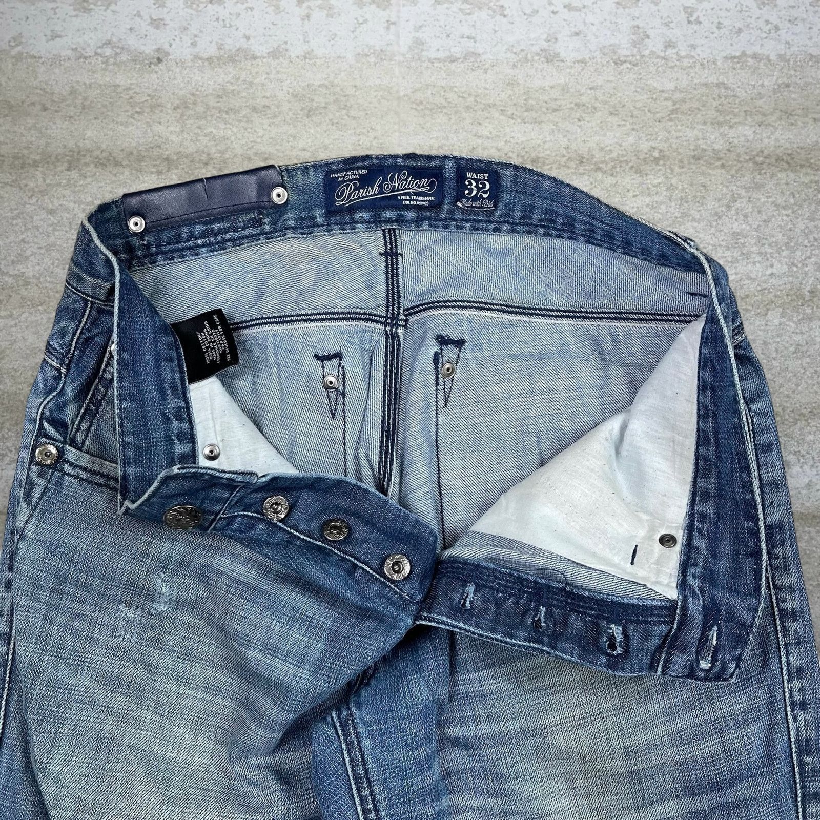 Vintage Vintage Y2K Parish Skate Jeans 32x30 Relaxed Fit Medium Wash Size US 32 / EU 48 - 5 Thumbnail