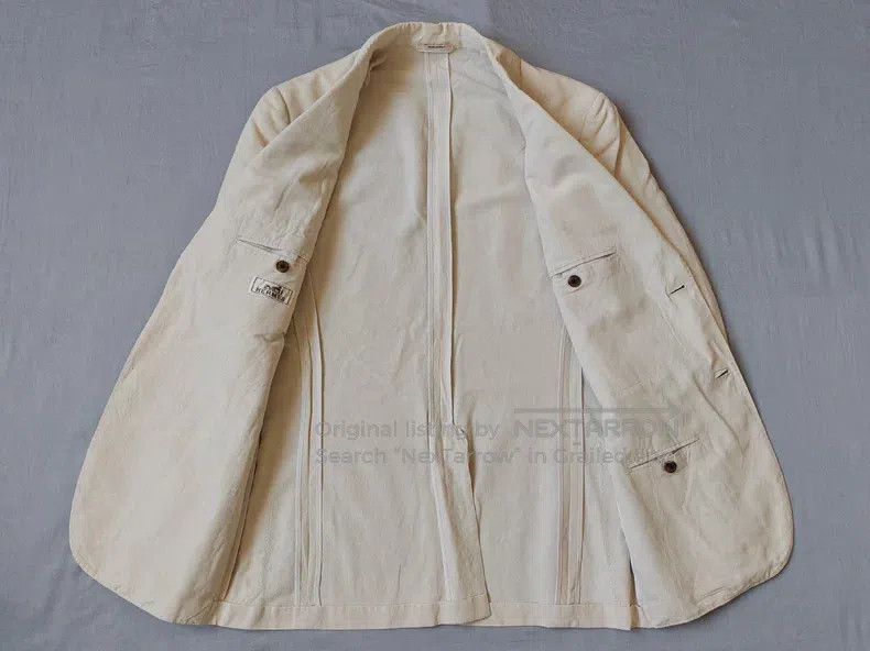 Hermes Hermes Silk casual suit jacket, slim fit, 64% mulberry sil Size 46R - 4 Thumbnail