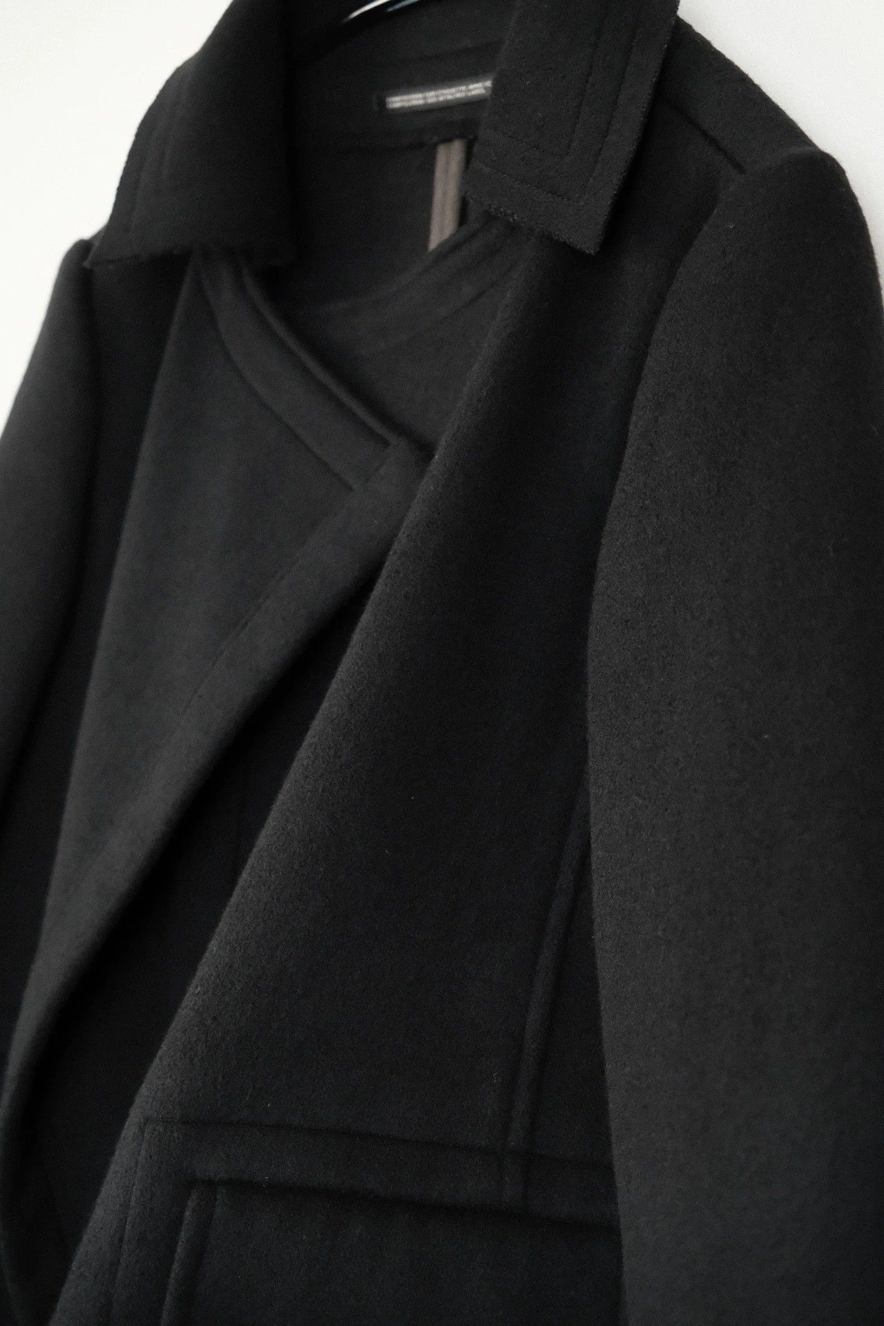 Yohji Yamamoto Yohji Yamamoto 01AW Vintage Distressed Short Overcoat Size S / US 4 / IT 40 - 6 Thumbnail