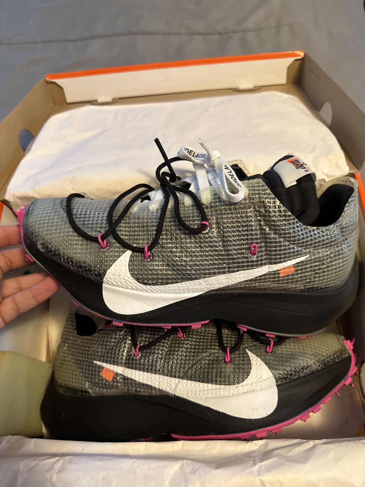 Nike × Off-White Nike x Off-White x Vapor Street “Laser Fuchsia” Size US 10 / EU 43 - 6 Thumbnail