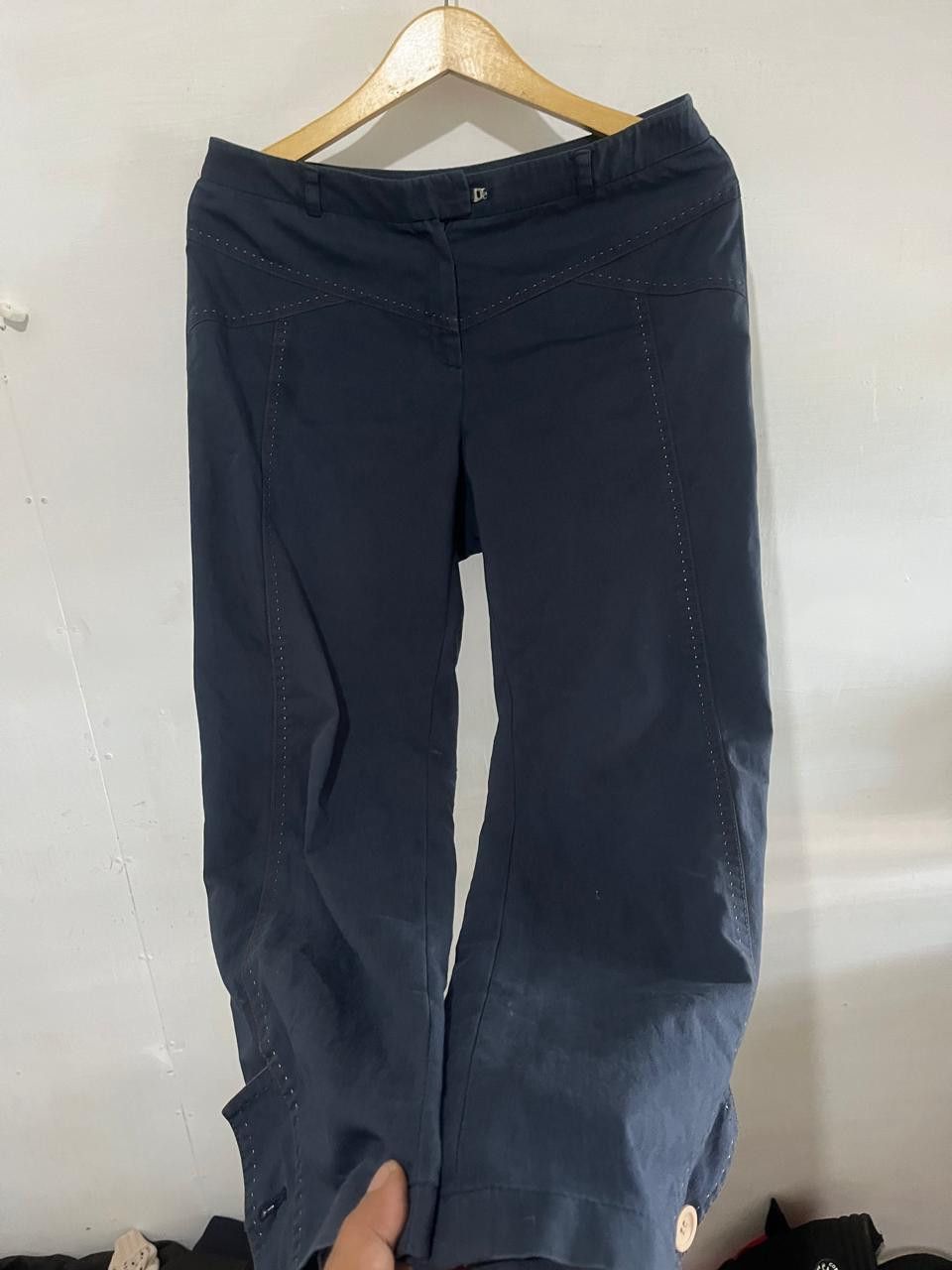 Japanese Brand Pants pink golf Navy Blue Vintage Size US 32 / EU 48 - 2 Thumbnail