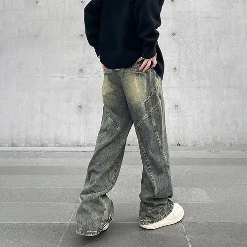 Japanese Brand × Jean Jeans Men Wide Leg Baggy Size US 32 / EU 48 - 3 Thumbnail