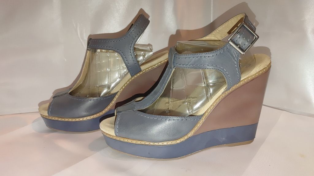 Splendid Splendid Peep Toe Wedge Size 9.5M Size US 7.5 / IT 37.5 - 2 Thumbnail