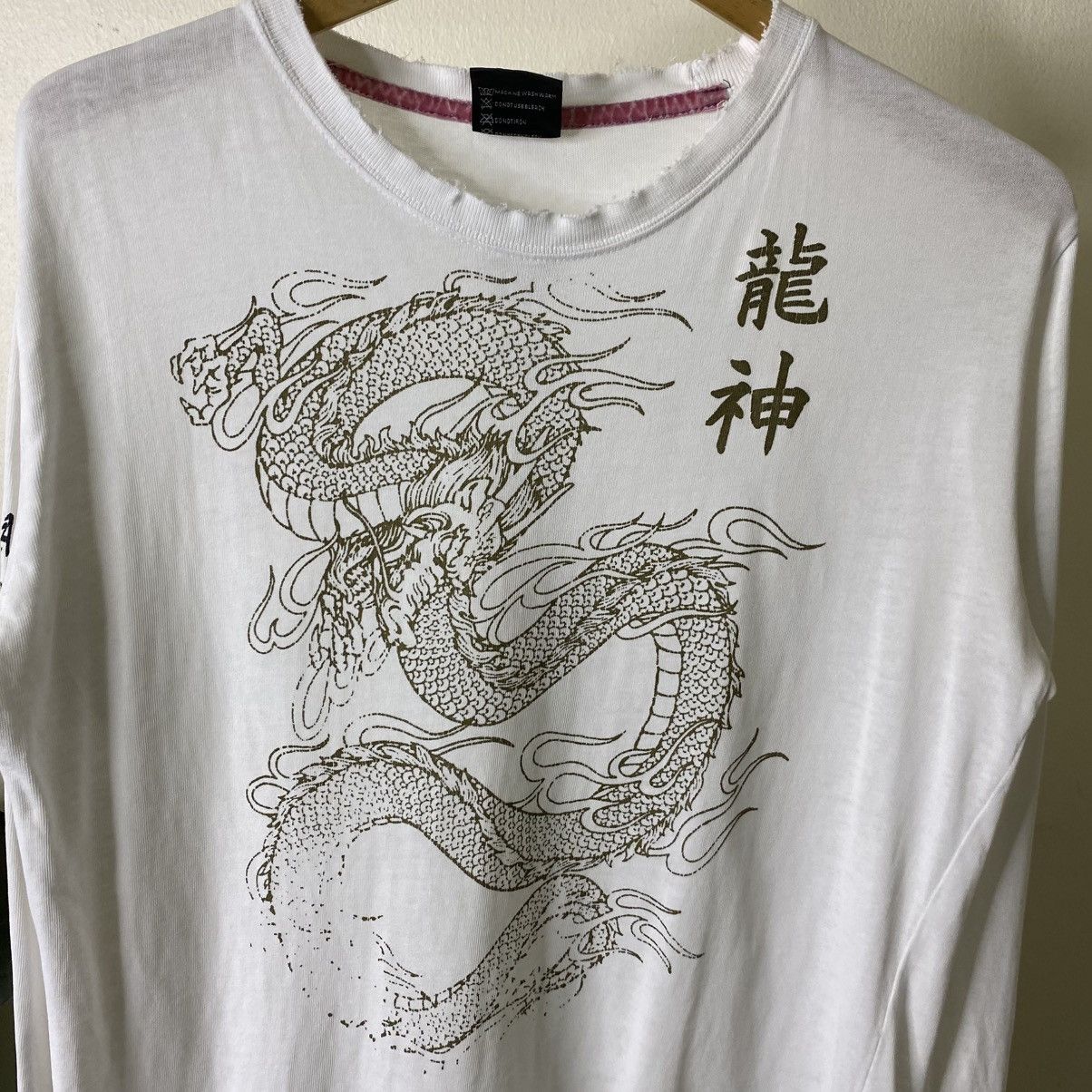 Vintage Y2K Vintage Biker core "Mabudachi" Dragon Rockabilly Style Size US M / EU 48-50 / 2 - 2 Thumbnail