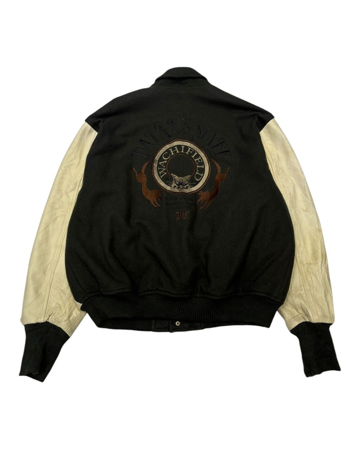 Japanese Brand 🔥VINTAGE WACHIFIELD DAYAN’S STAFF WOOL VARSITY JACKET Size US L / EU 52-54 / 3 - 9 Thumbnail