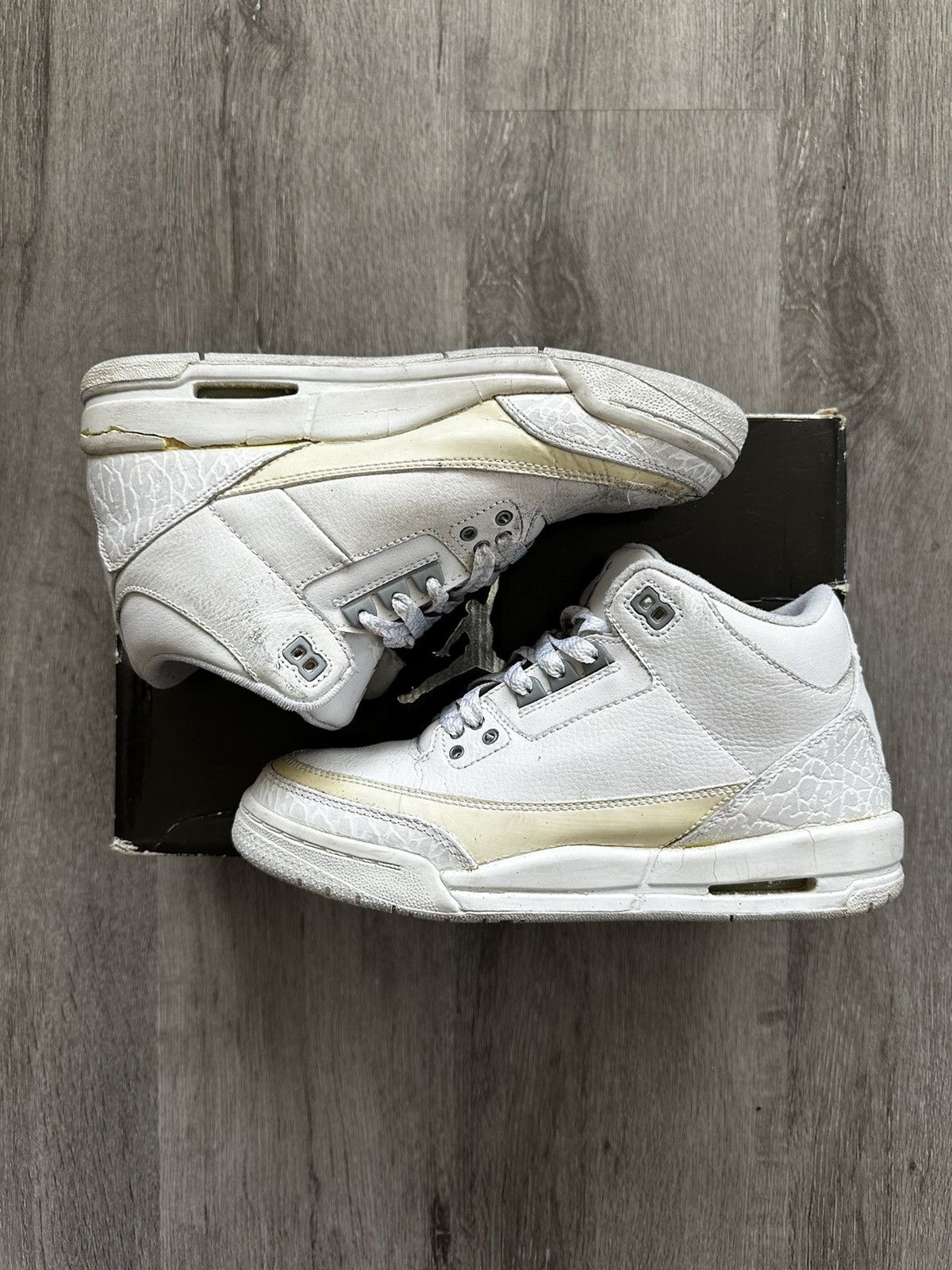 Jordan Brand × Nike Air Jordan 3 Retro GS ‘Pure’ Size US 6 / EU 39 - 1 Thumbnail