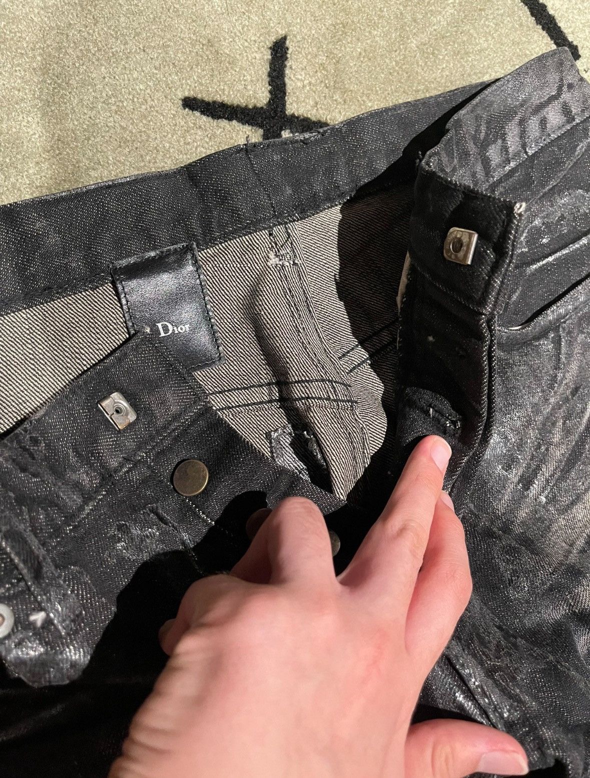 Dior Dior aw03 hedi slimane denim jeans Size US 29 - 4 Thumbnail