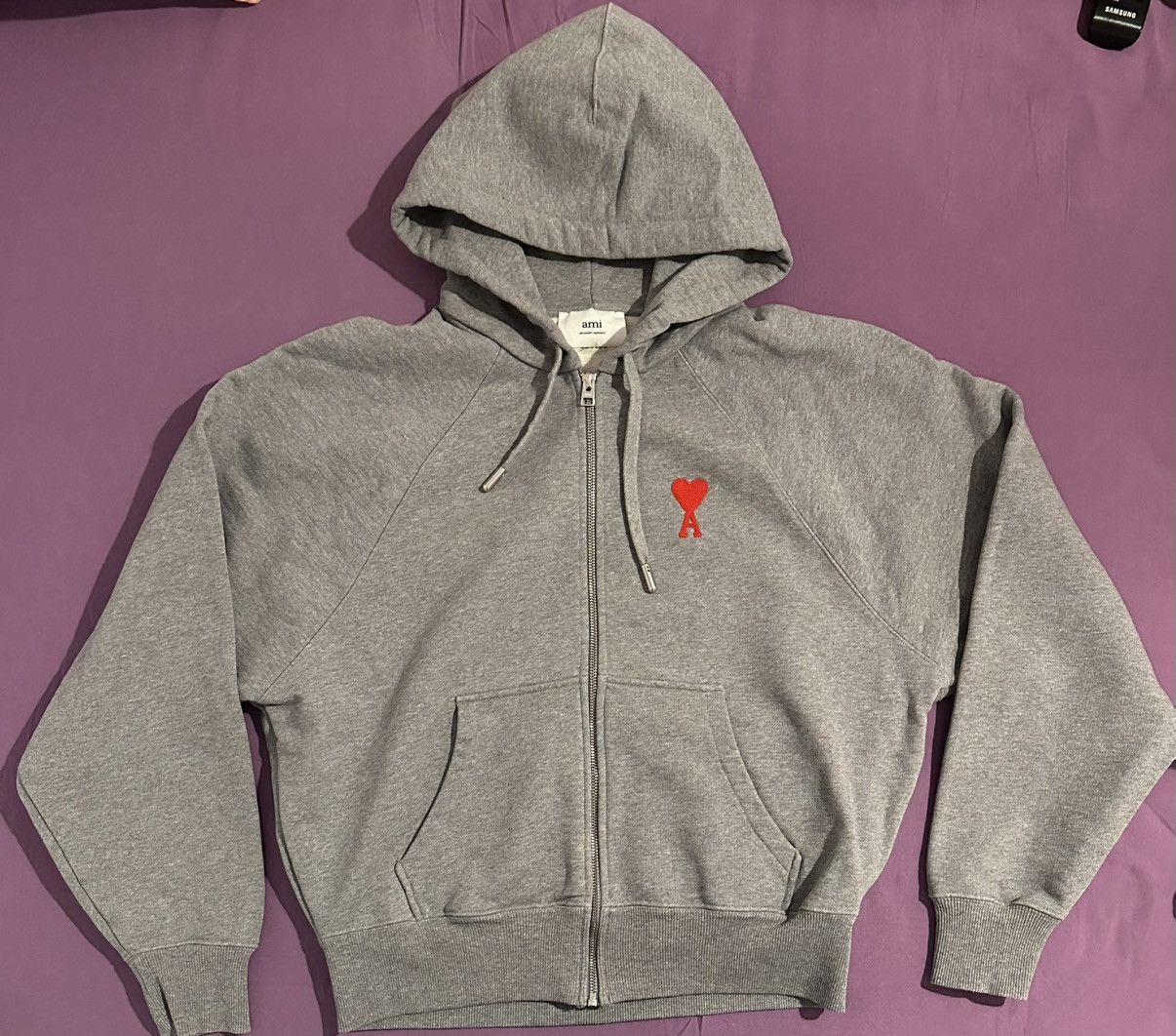 Ami Paris zip hoodie