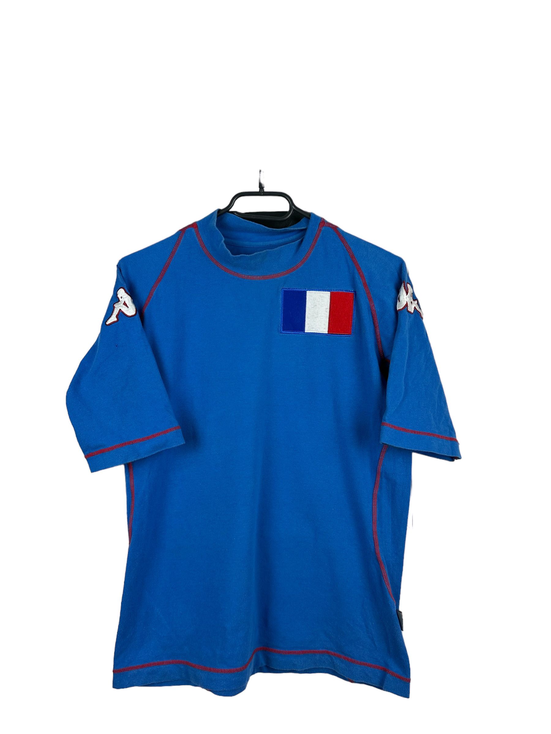Kappa Vintage France Kappa Soccer Football Shirt Jersey Size US S / EU 44-46 / 1 - 1 Thumbnail