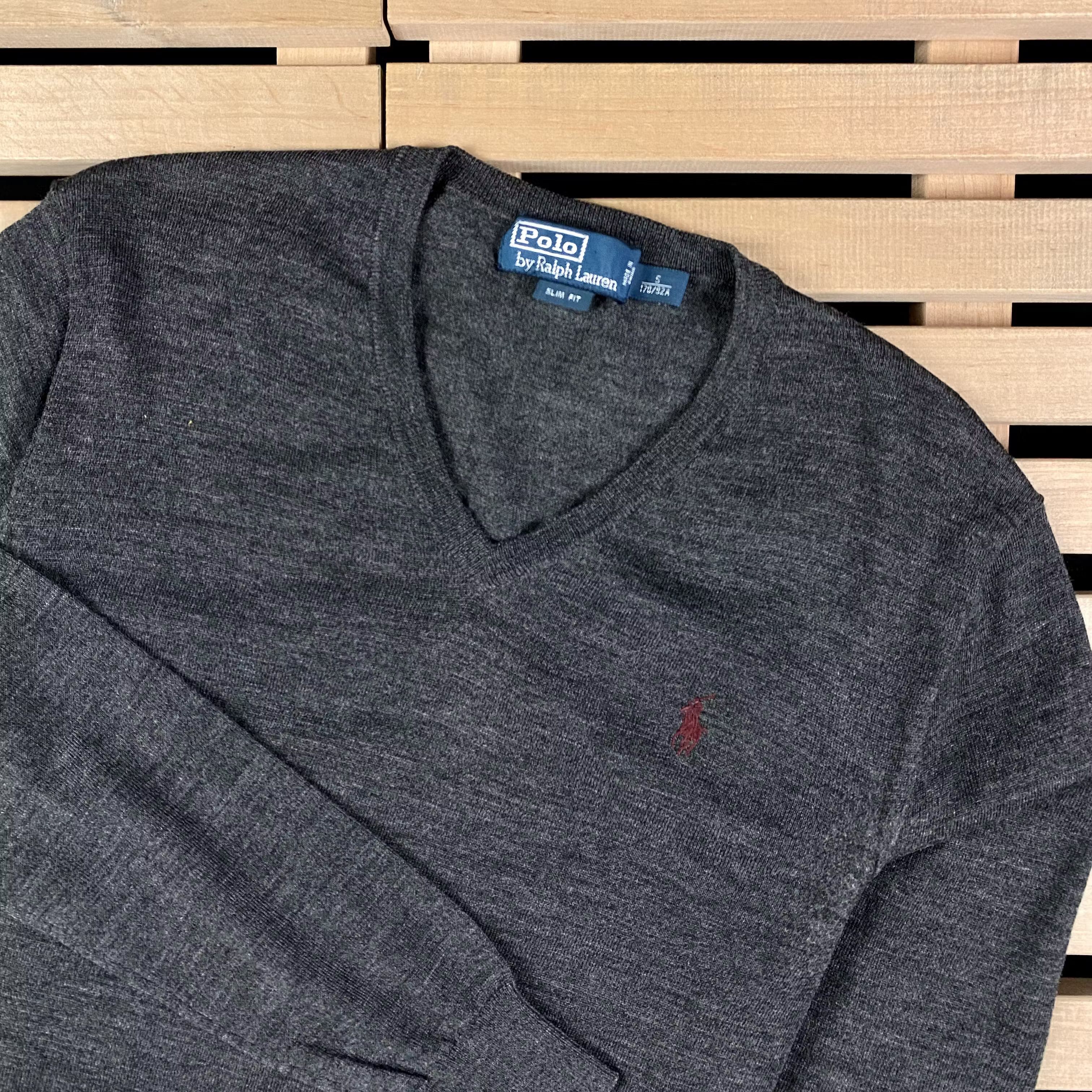 Polo Ralph Lauren × Ralph Lauren × Vintage Mens Sweater Polo Ralph Lauren Vintage 100% Wool Size S Size US S / EU 44-46 / 1 - 2 Thumbnail