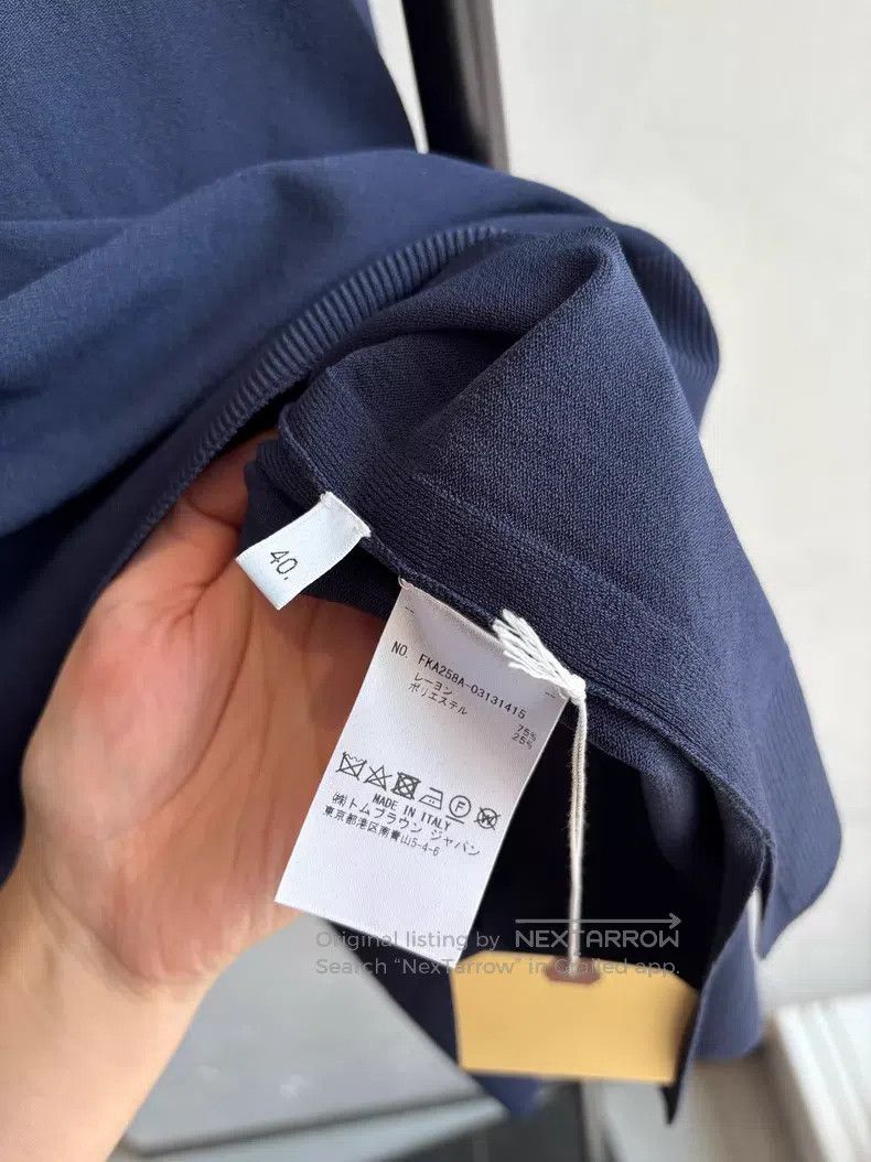 Thom Browne Thom Browne Dark Navy Blue Short Sleeve Size US XXS / EU 40 - 3 Thumbnail