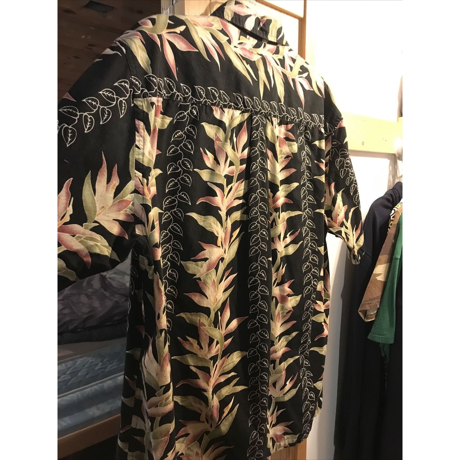 Other Cooke Street Honolulu Men’s L Black SS Cotton Hawaiian Shirt Size US L / EU 52-54 / 3 - 12 Thumbnail