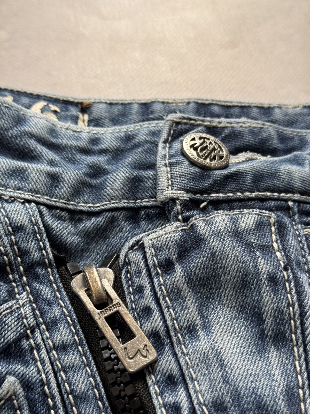 Designer Japrag Multipocket ay2J Drip Denim Japanese Designer Pants Size US 32 / EU 48 - 7 Thumbnail