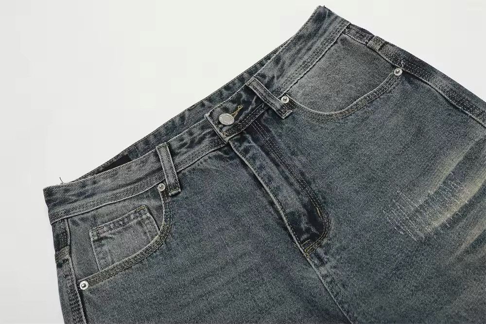Japanese Brand × Jean Distressed Holes Straight Jeans Size US 33 - 5 Thumbnail