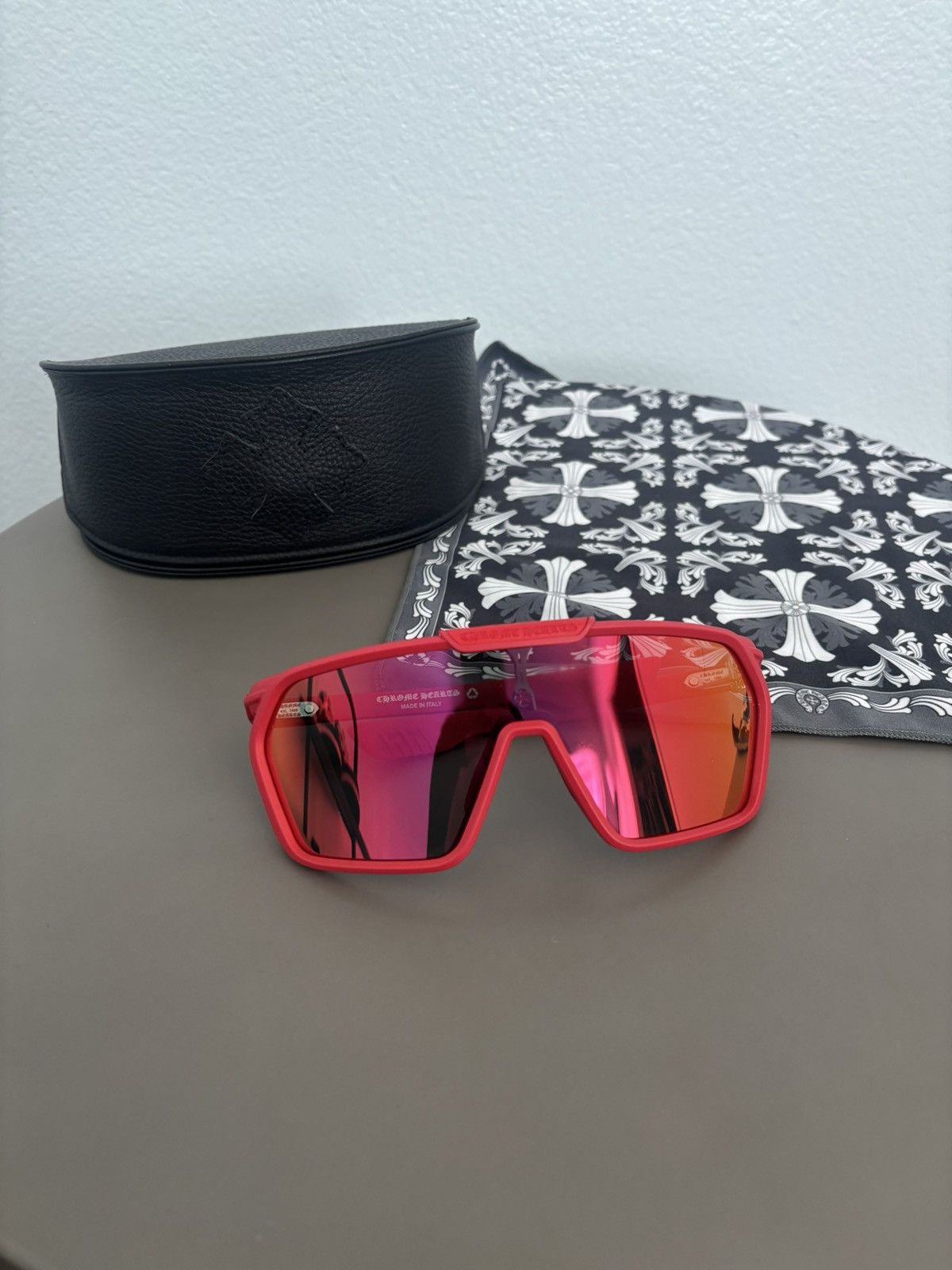 Chrome Hearts U CNT SEE ME STEEZY RED CHROME HEARTS SUNGLASSES Size ONE SIZE - 2 Thumbnail