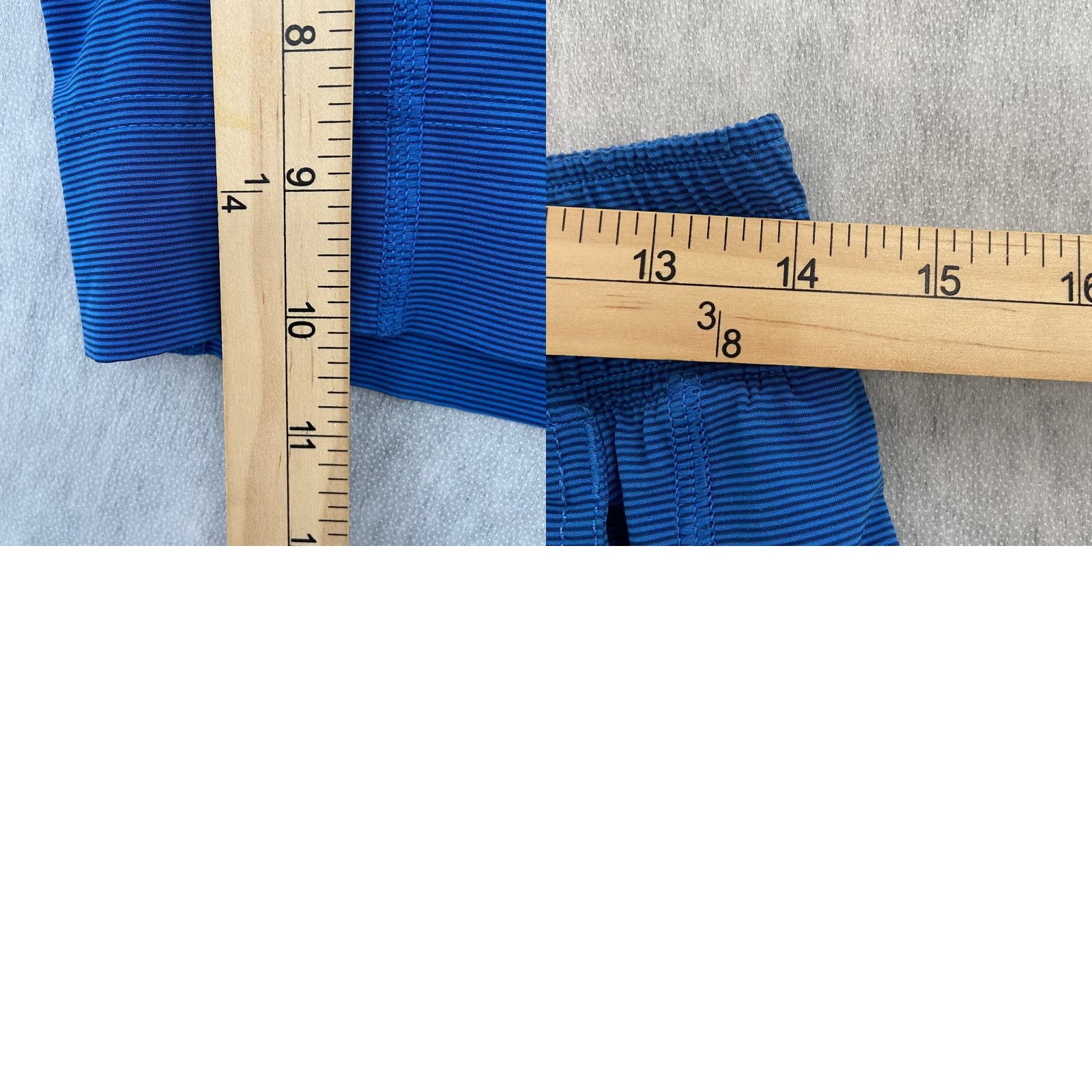 Lululemon Lululemon T.H.E. Shorts Unlined Drawstring Side Pocket Mens Blue Medium Athletic Gym Shorts The Men Size US 31 - 8 Thumbnail