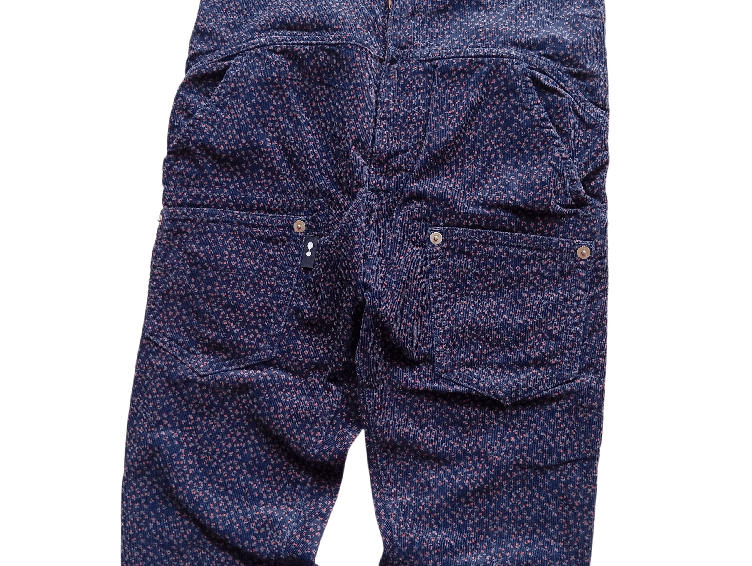 Issey Miyake Mercibeaucoup corduroy floral dropcrotch pants Size 28" / US 6 / IT 42 - 5 Thumbnail