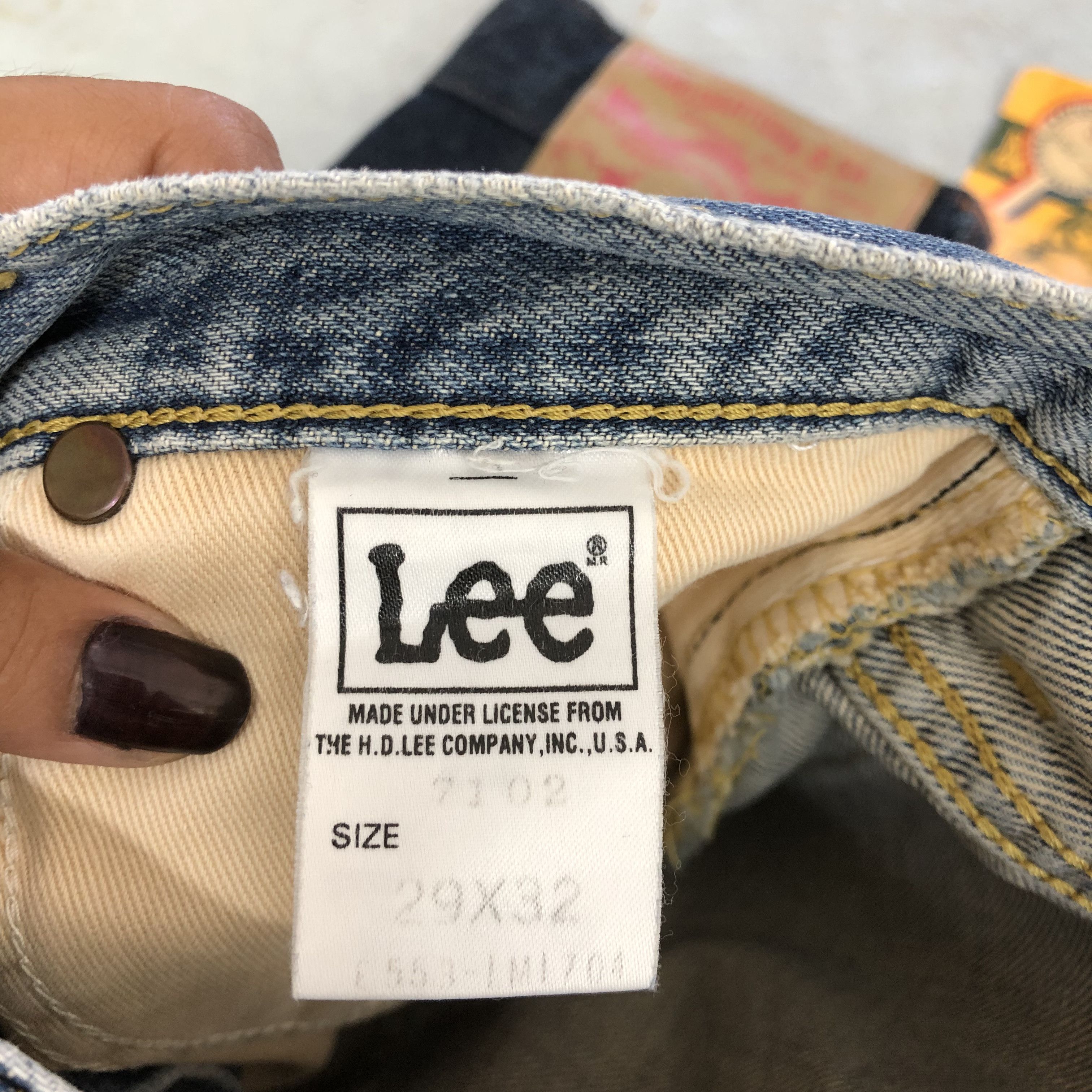 Lee Vintage Lee Riders Stonewash Jeans Lee Cowboys Faded Denim Size 24" / US 00 / IT 34 - 6 Thumbnail