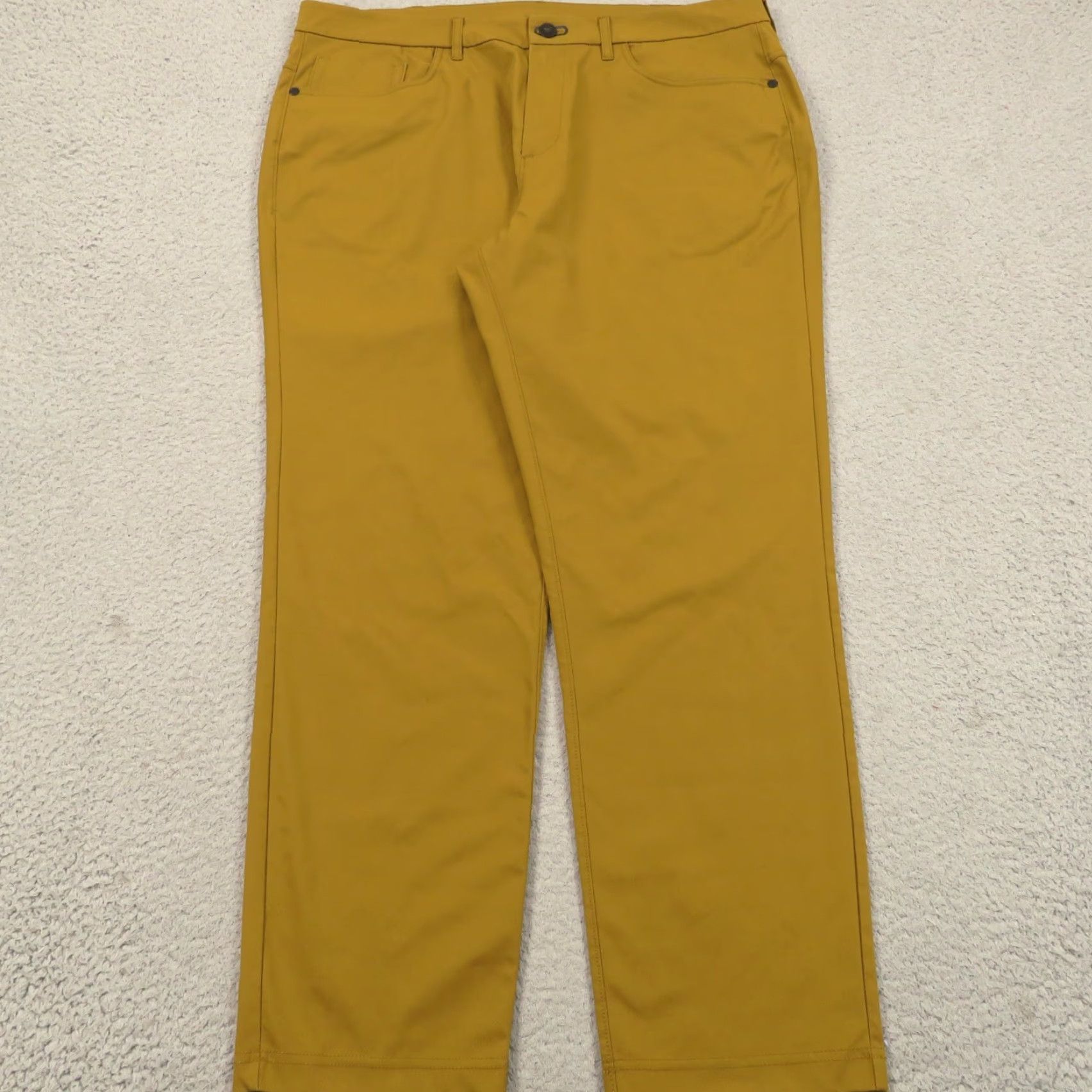 Vintage Public Rec Dealmaker Pants Men 35x30 Caramel 5 Pocket Chino Workday 2.0 Chinos Size US 35 - 4 Thumbnail