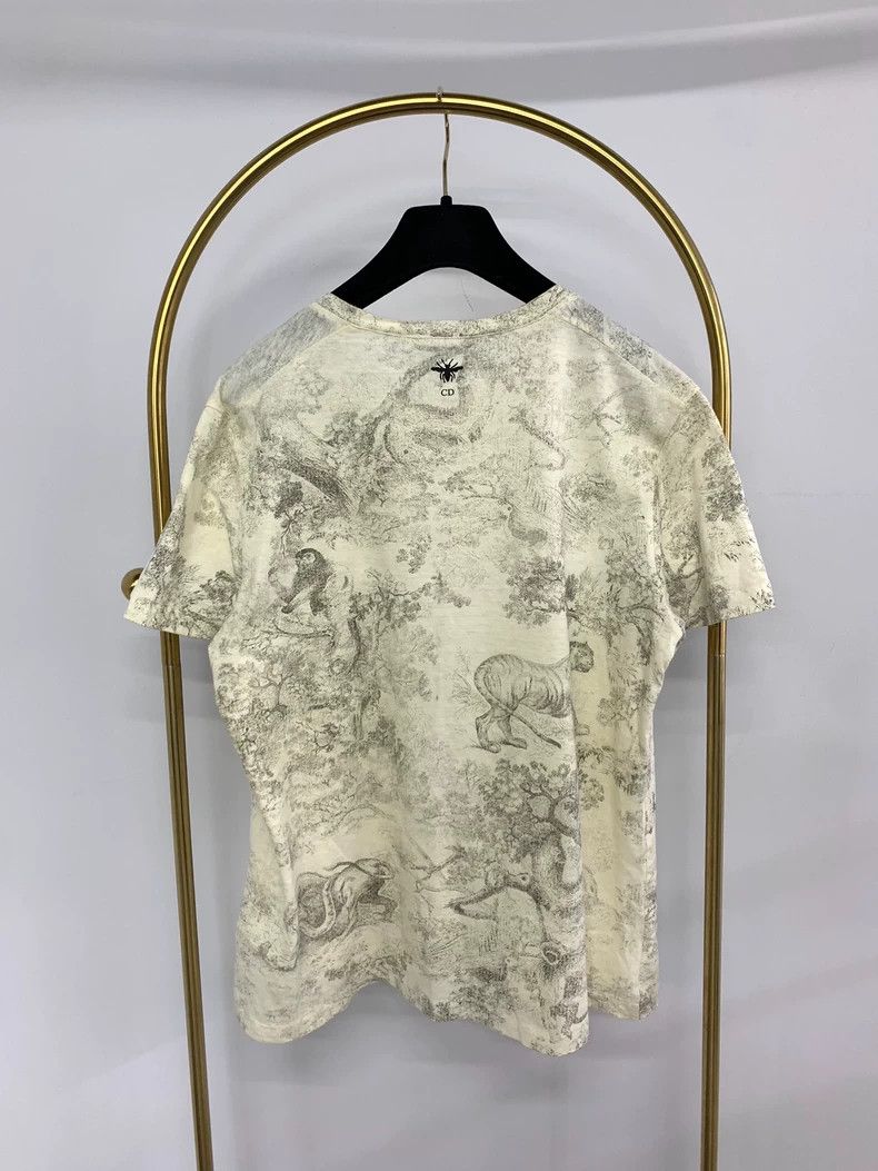Dior Dior Zoo printed short-sleeved T-shirt Size L / US 10 / IT 46 - 3 Thumbnail