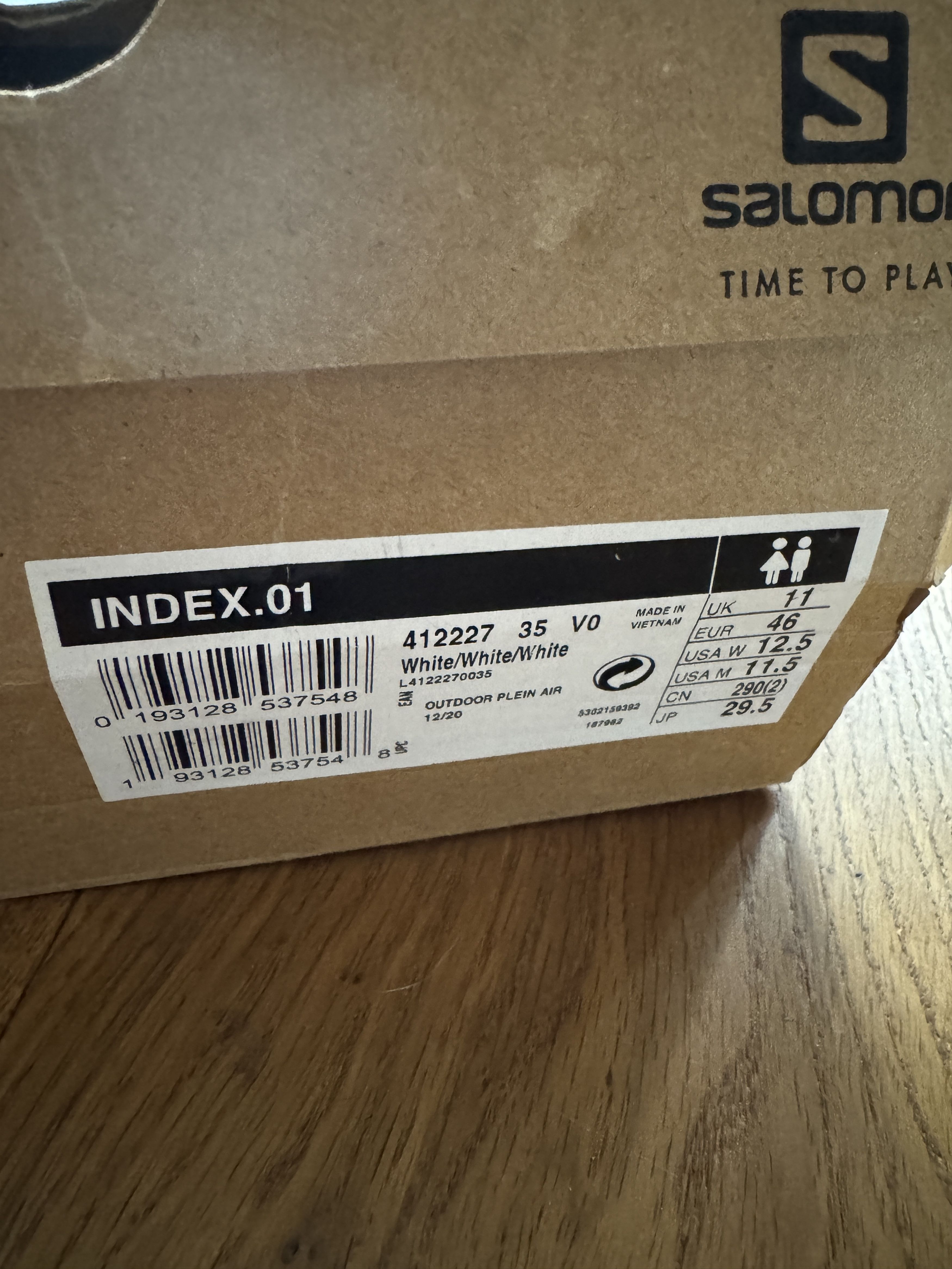 Salomon Salomon Index .01 FULLY recyclable running shoe US men 11.5 Size US 11.5 / EU 44-45 - 13 Thumbnail