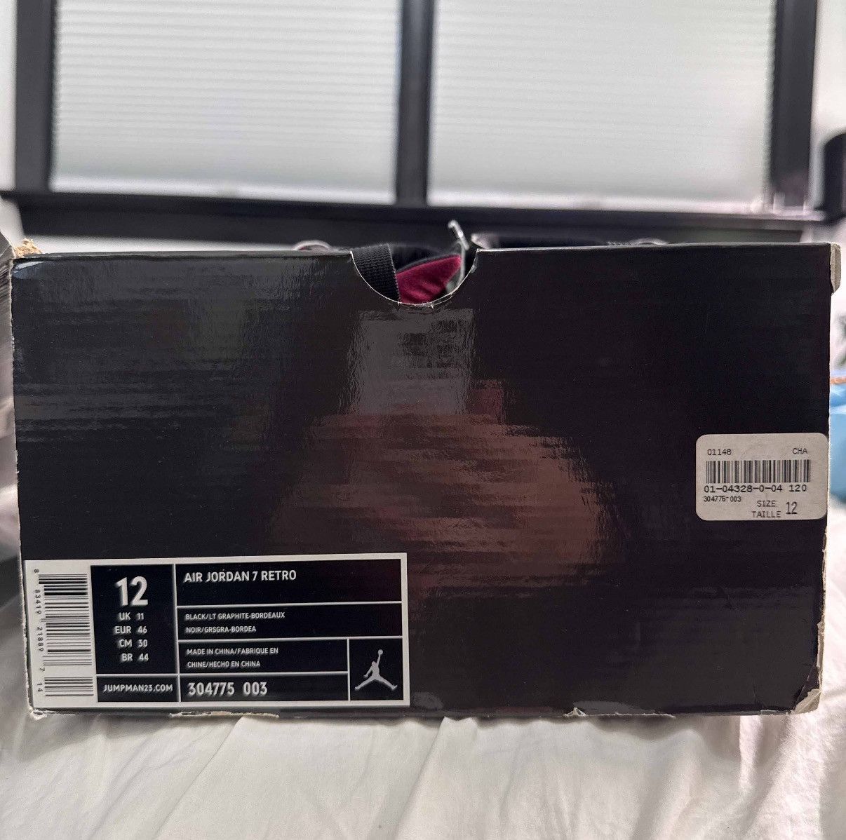 Jordan Brand Jordan 7’s Bordeaux’s Size US 12 / EU 45 - 8 Thumbnail