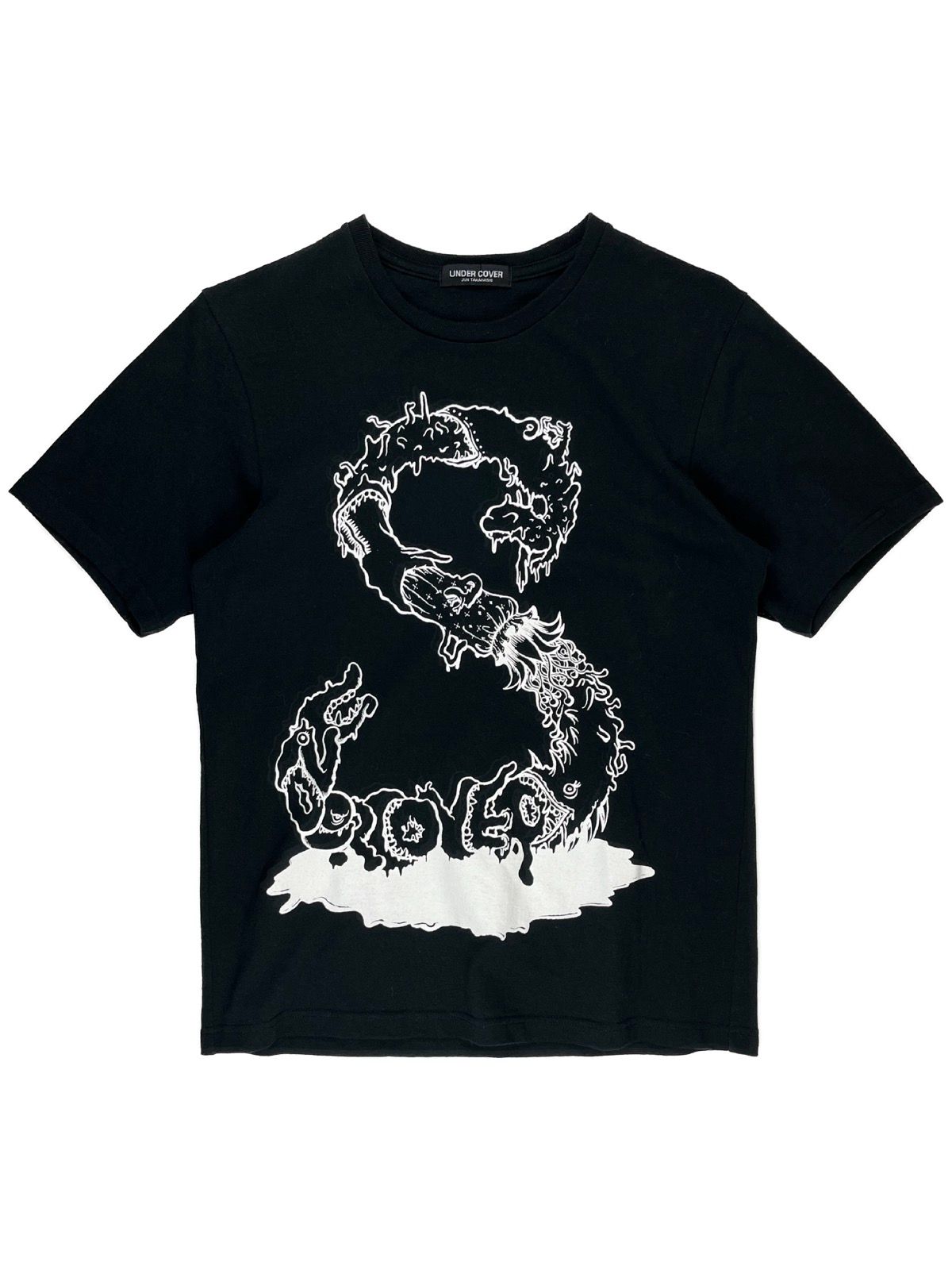 Pre-owned Undercover X Vintage Undercover Archive Serpent Snake Print Tshirt Black
