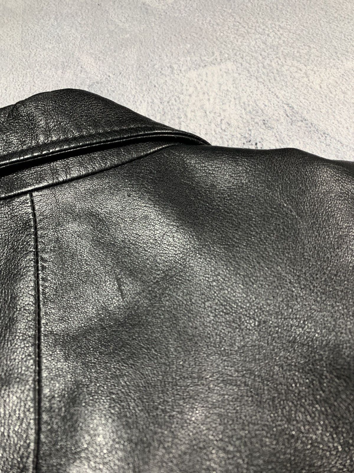 Trussardi × Vintage Vintage 90s Trussardi leather jacket blazer opium bondage Size L / US 10 / IT 46 - 10 Thumbnail
