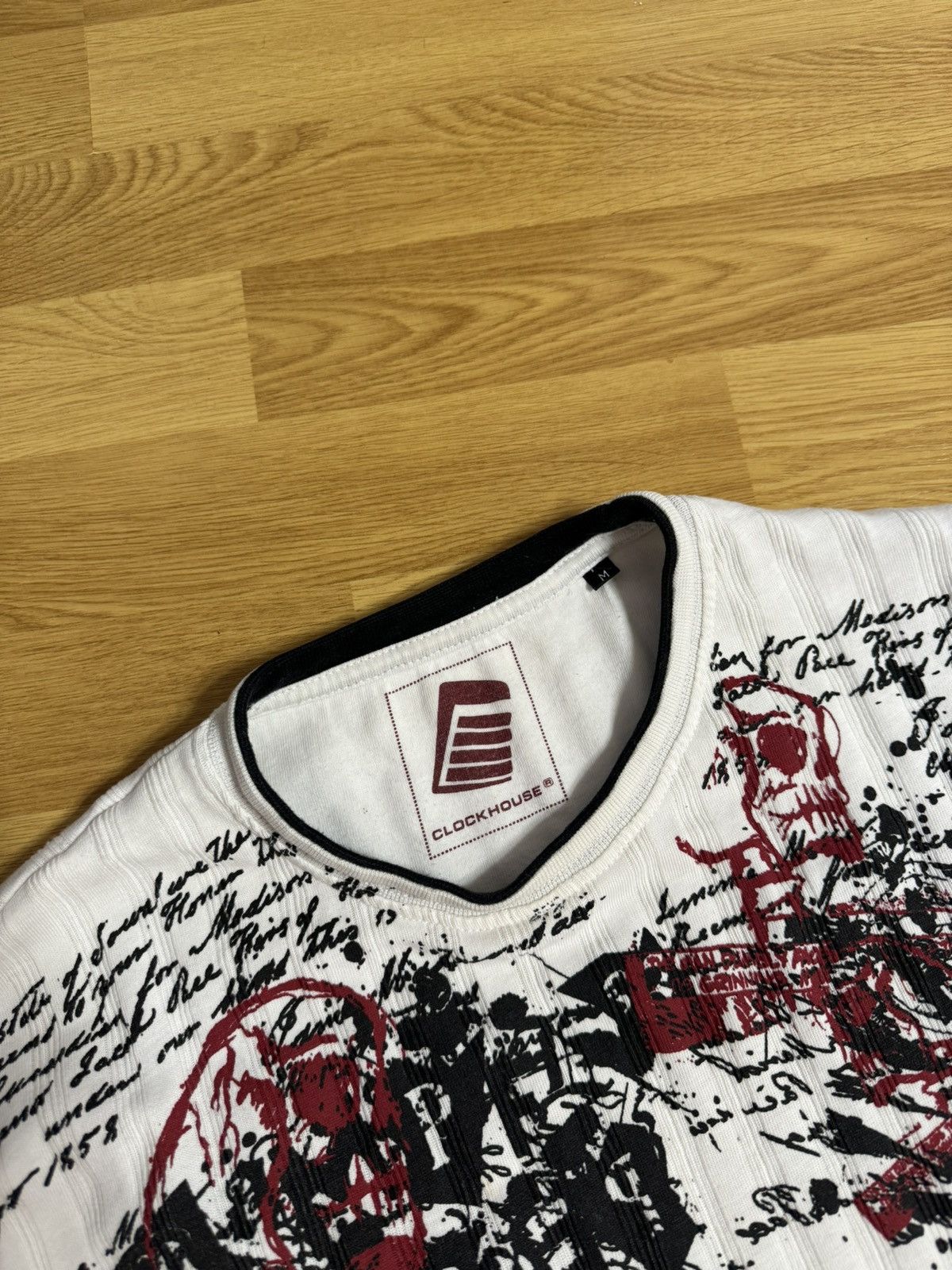 Japanese Brand × Vintage ClockHouse longsleeve avant-garde Mockneck Anglomania Size US M / EU 48-50 / 2 - 6 Thumbnail